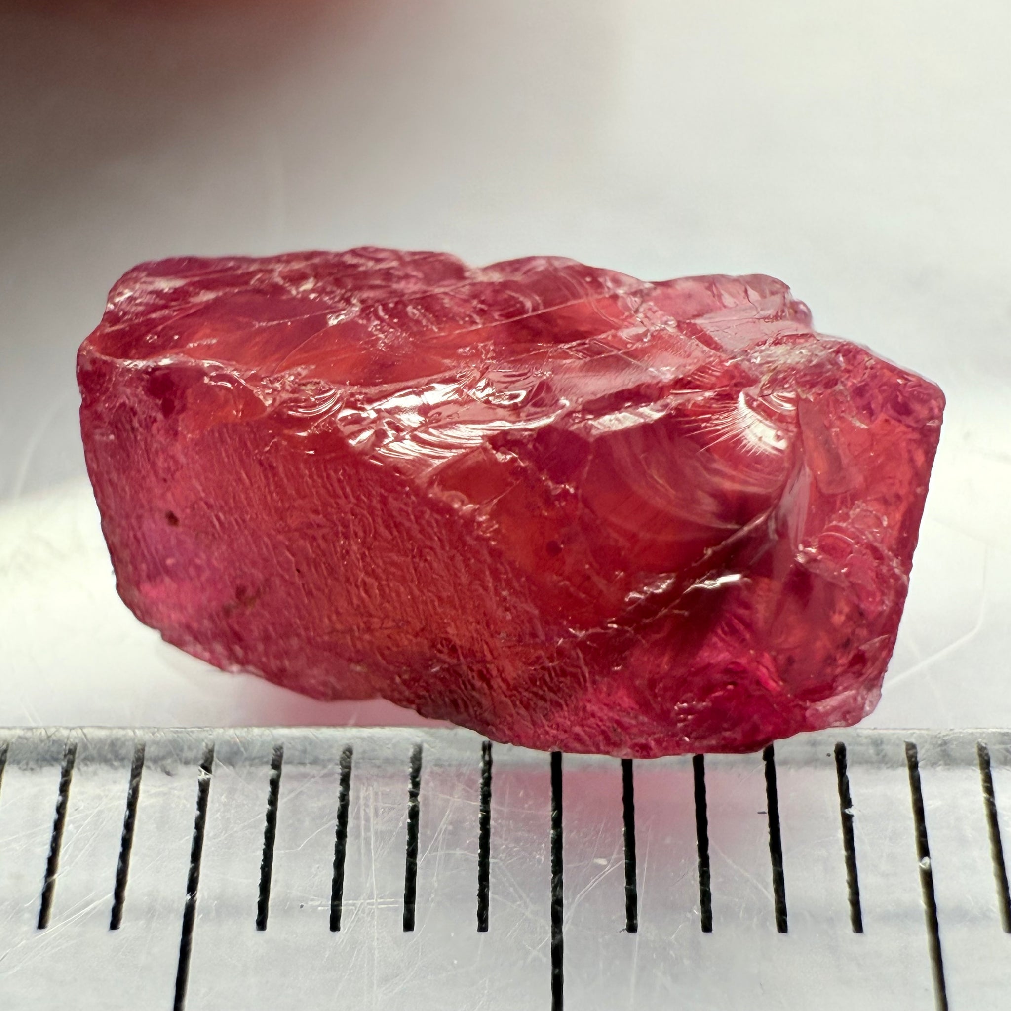 Ruby/Sapphire, 5.02ct, Winza, Tanzania, Untreated Unheated. Silky and slightly included on the outside. See videos (backlit for transparency) and photos