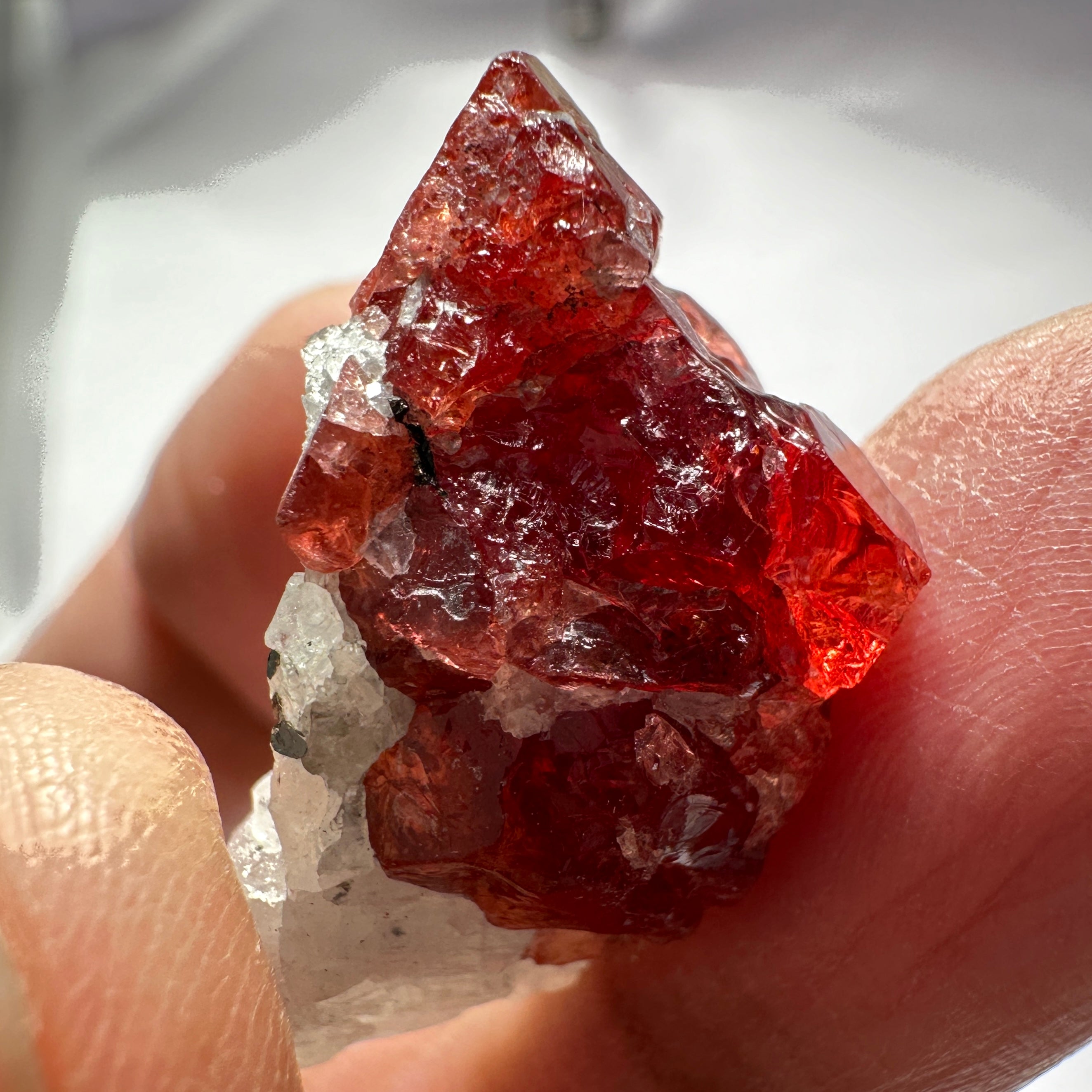 25ct Mahenge Spinel Crystal, Tanzania. Untreated Unheated