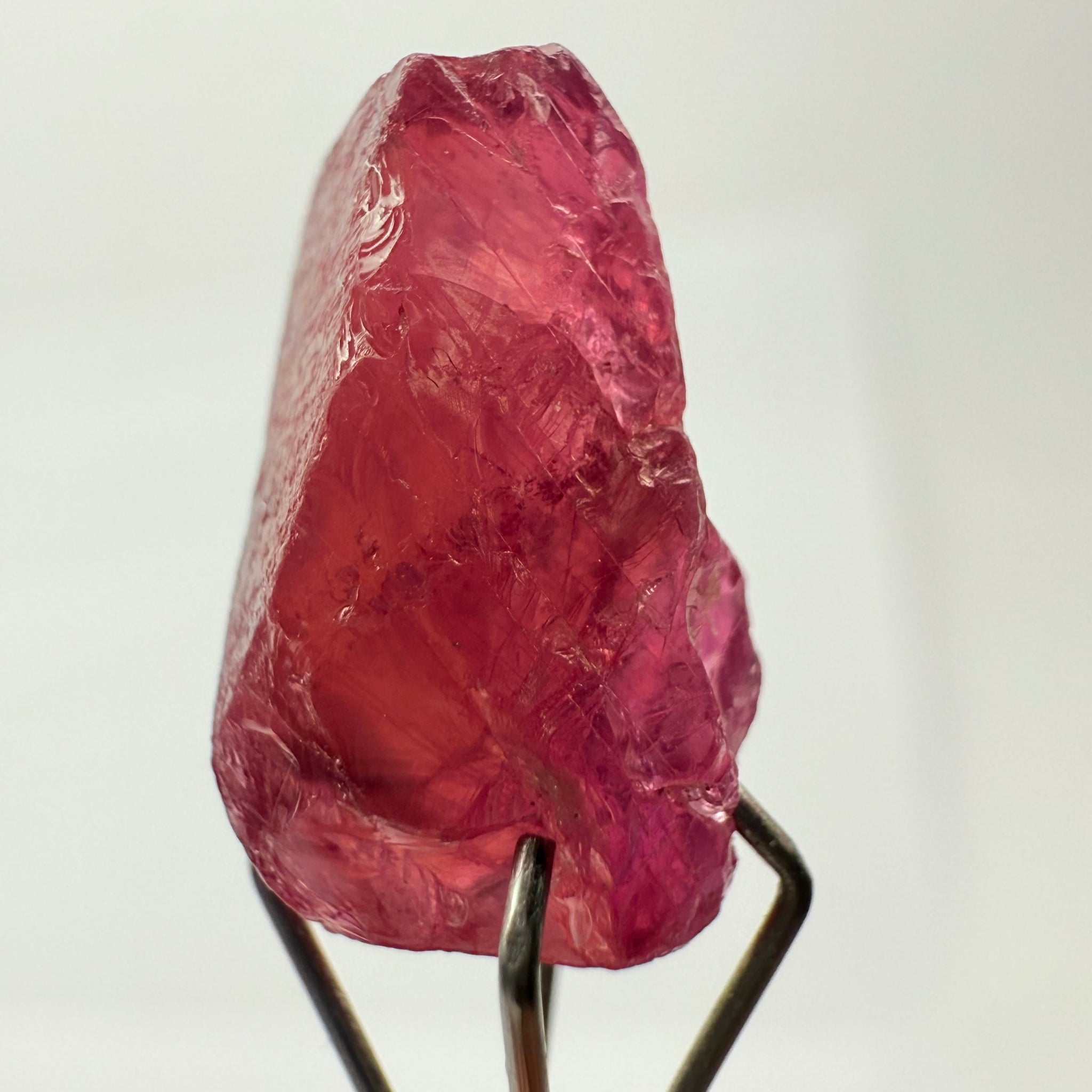 Ruby/Sapphire, 5.02ct, Winza, Tanzania, Untreated Unheated. Silky and slightly included on the outside. See videos (backlit for transparency) and photos
