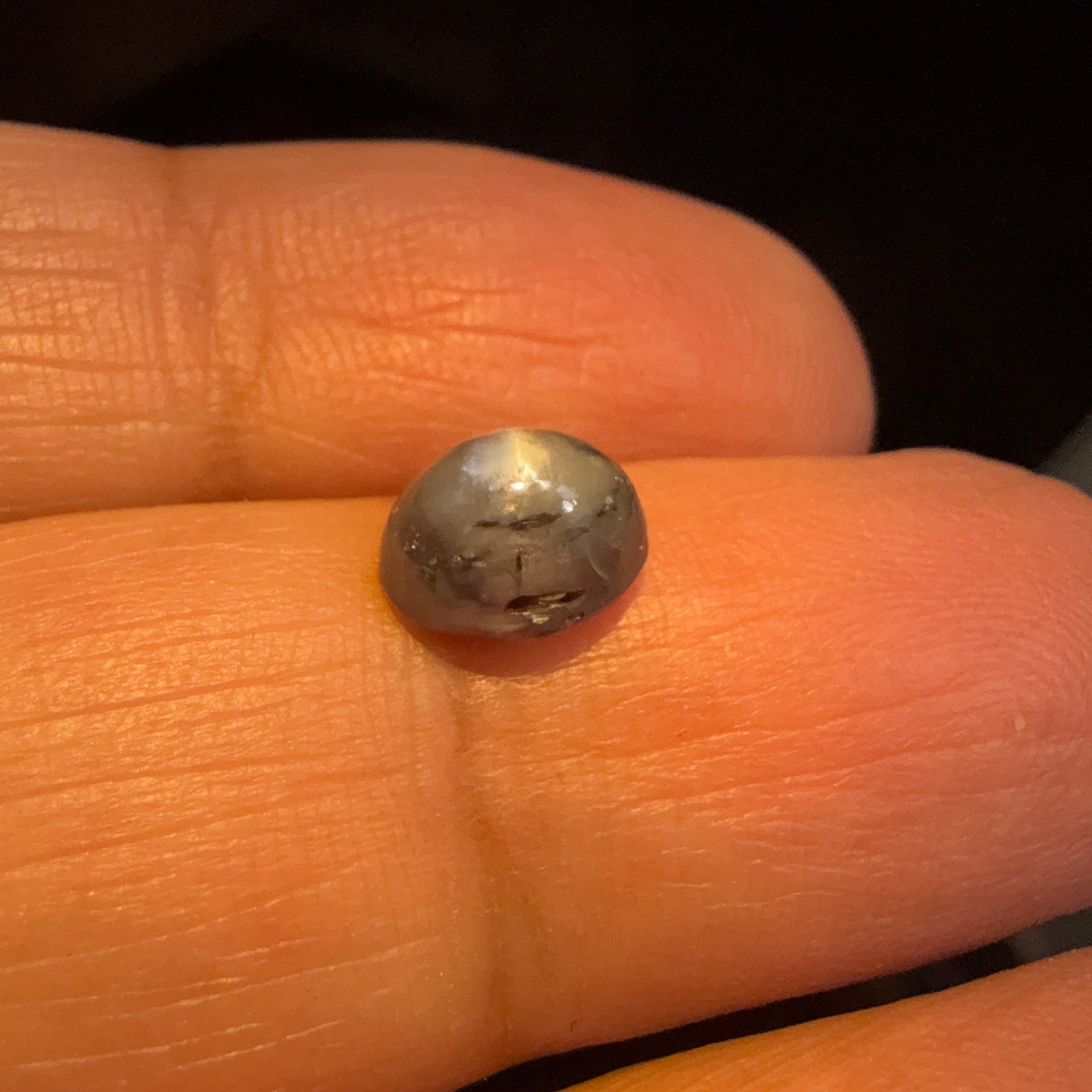 Cats-Eye Alexandrite (very slight partial cats-eye effect), 2.04ct, Manyara, Tanzania, Untreated Unheated