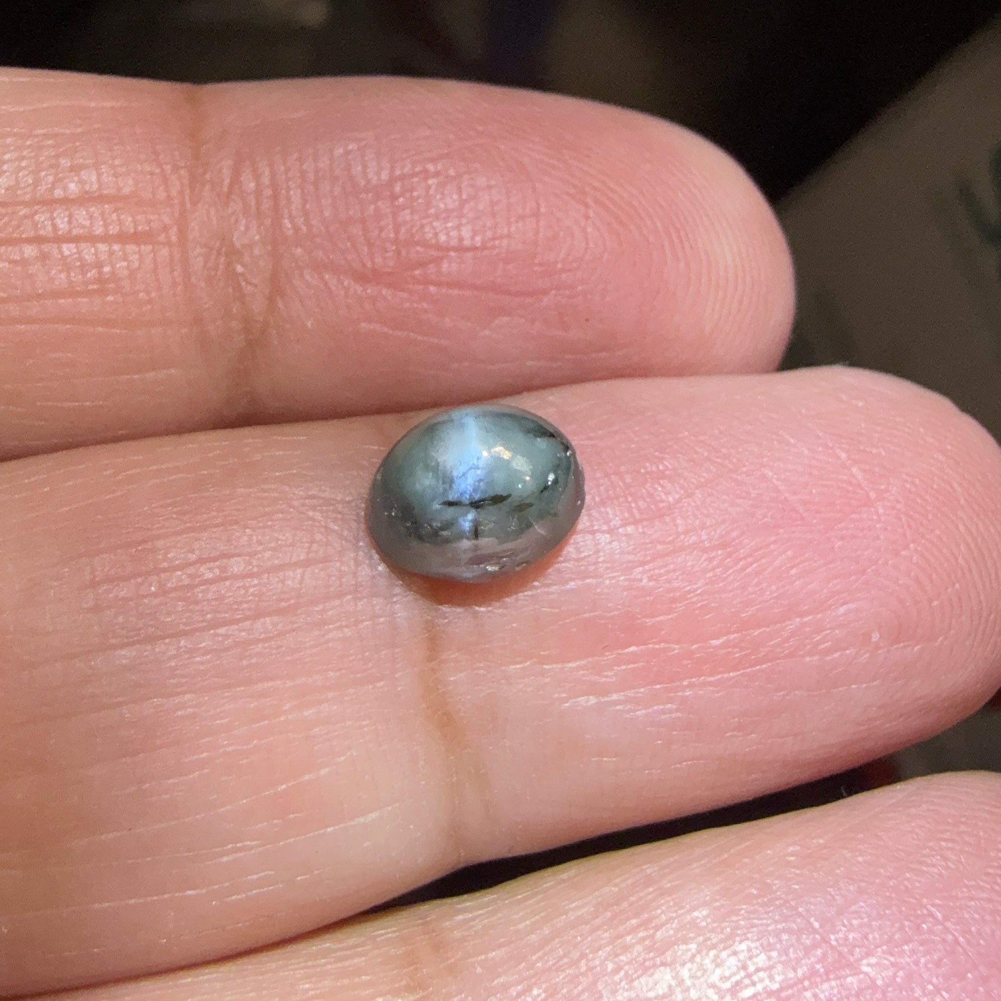 Cats-Eye Alexandrite (very slight partial cats-eye effect), 2.04ct, Manyara, Tanzania, Untreated Unheated