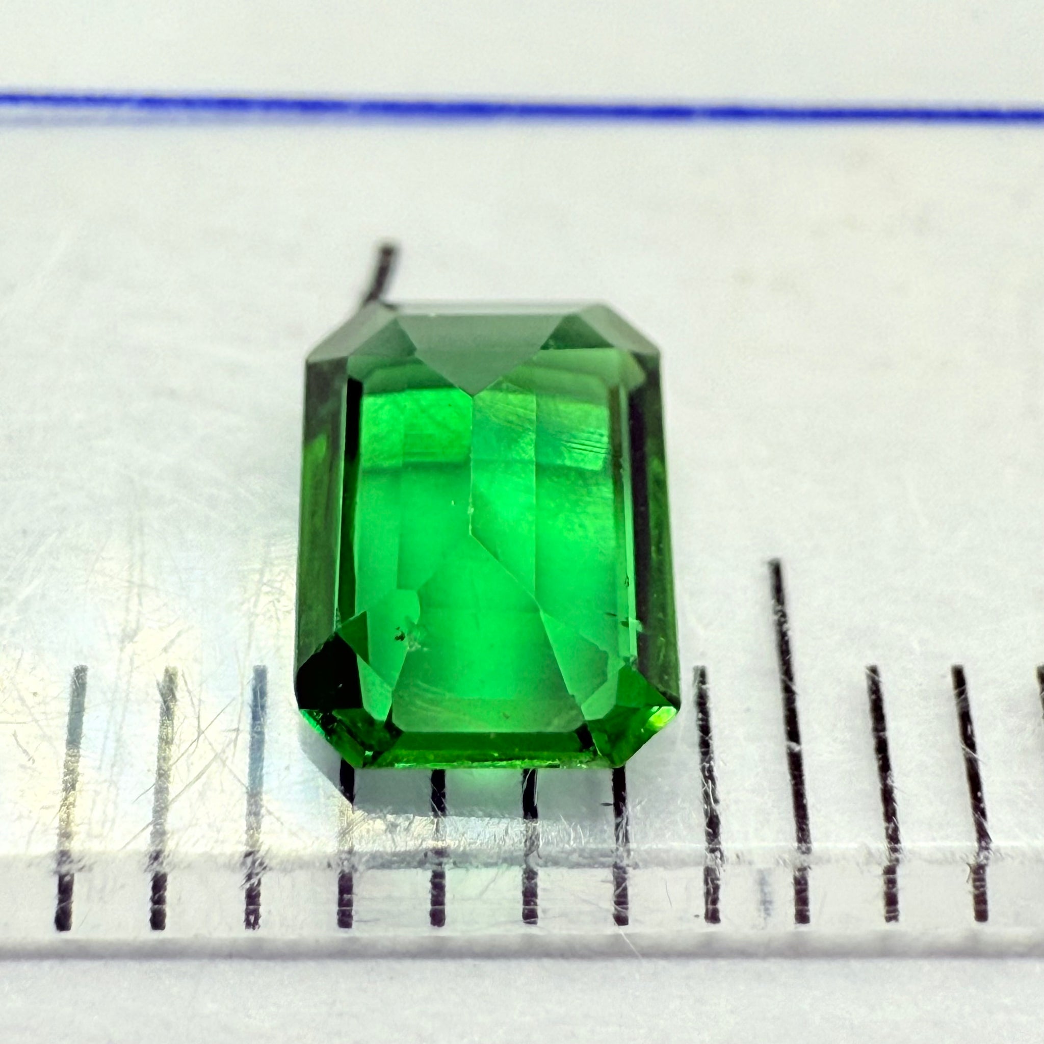 Chrome Tourmaline, 0.46ct, Landanai, Tanzania, Untreated Unheated, native cut