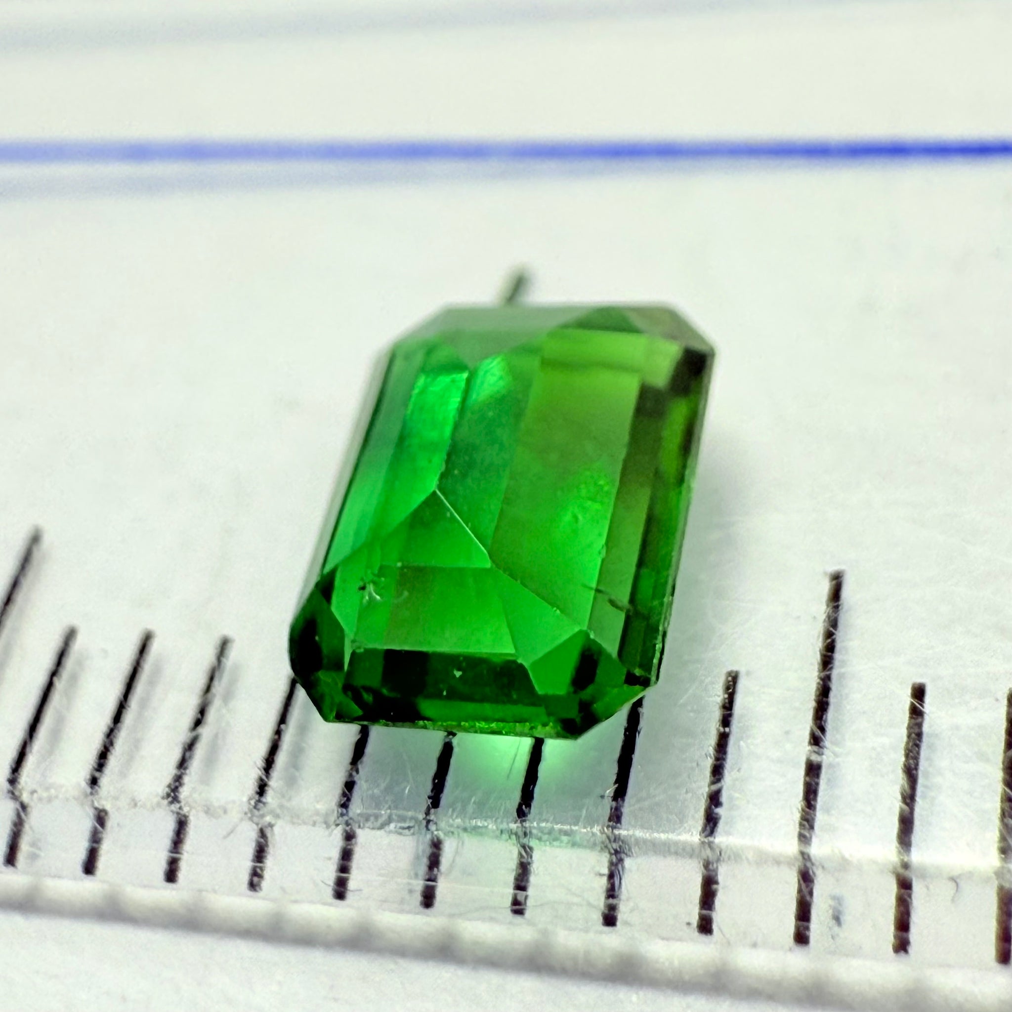 Chrome Tourmaline, 0.46ct, Landanai, Tanzania, Untreated Unheated, native cut