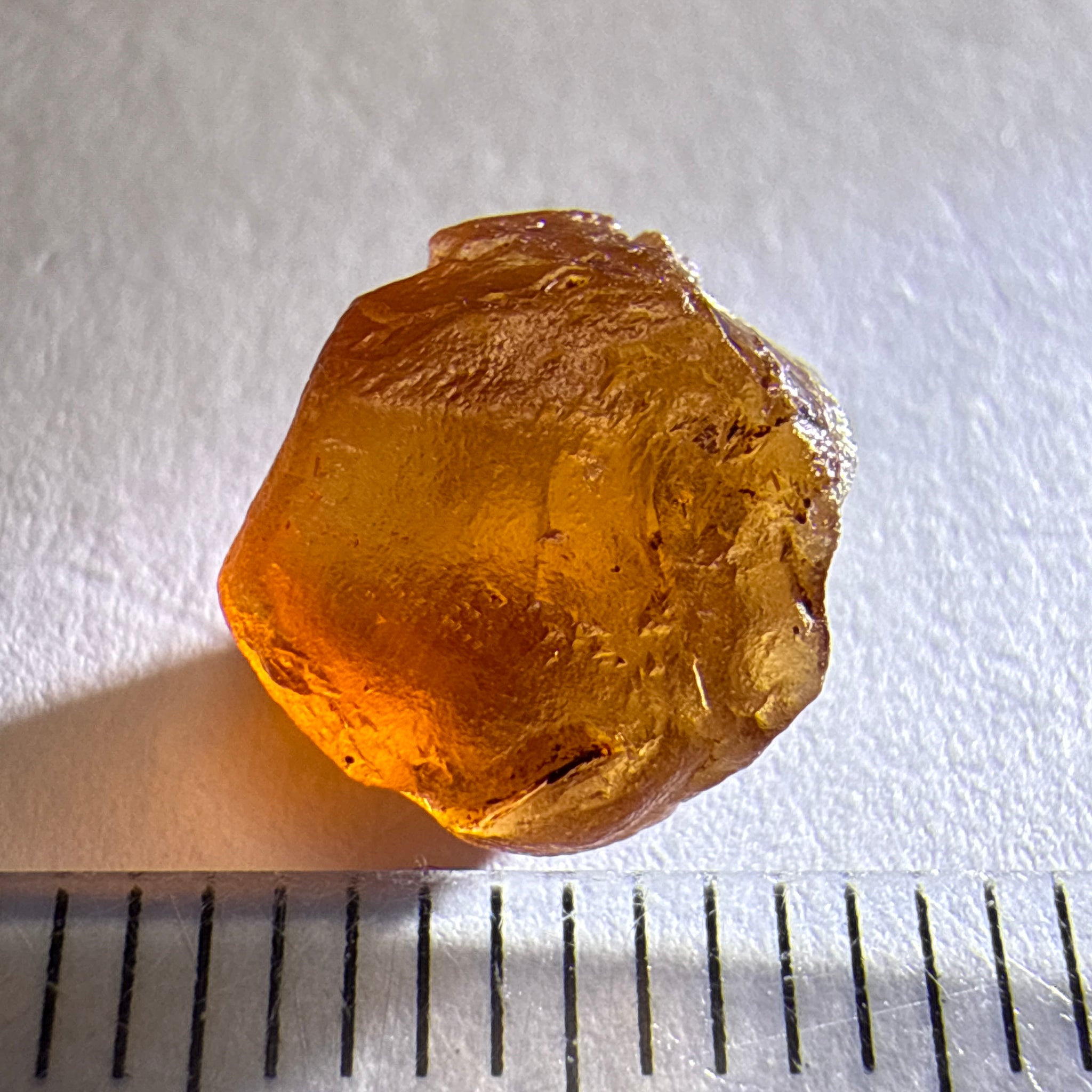 Malaya Garnet, 4.11ct, Tanzania, Untreated Unheated, no inclusions, just slight silk