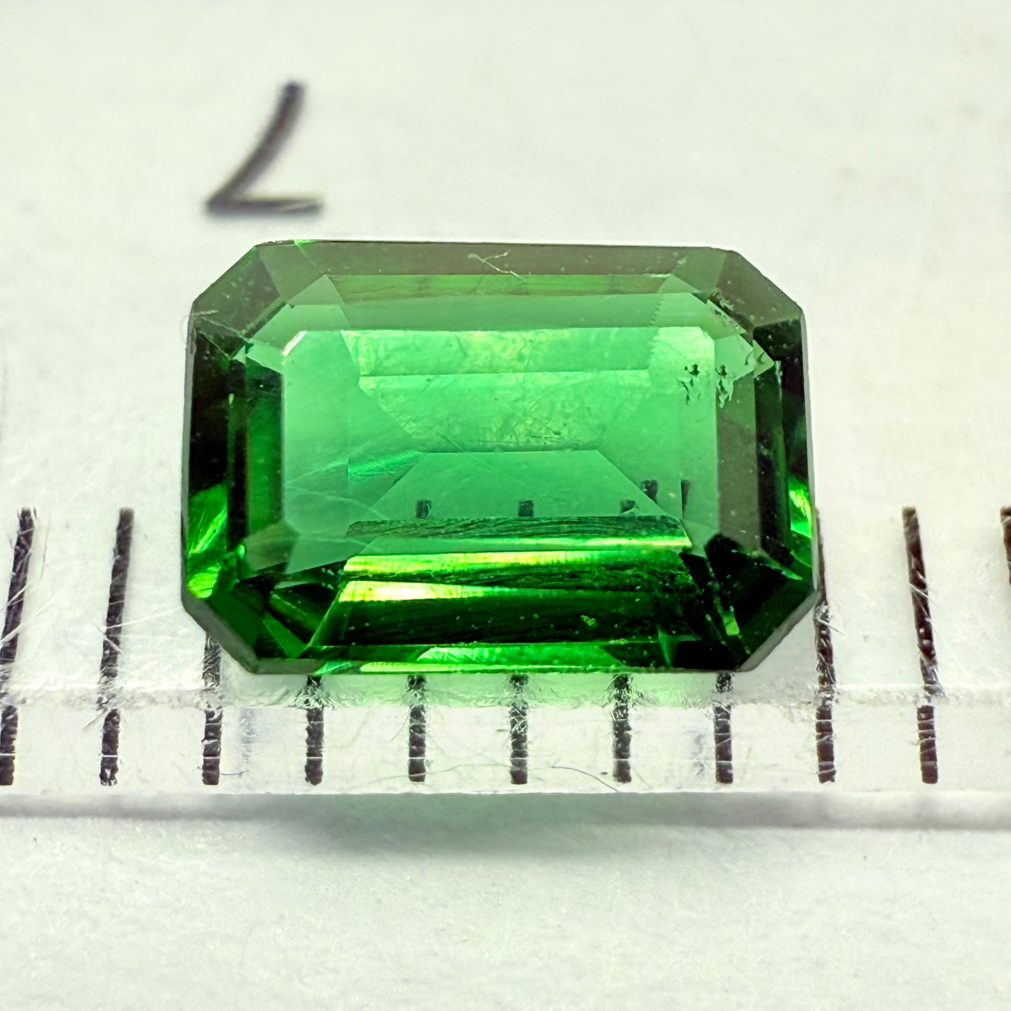 Chrome Tourmaline, 0.46ct, Landanai, Tanzania, Untreated Unheated, native cut