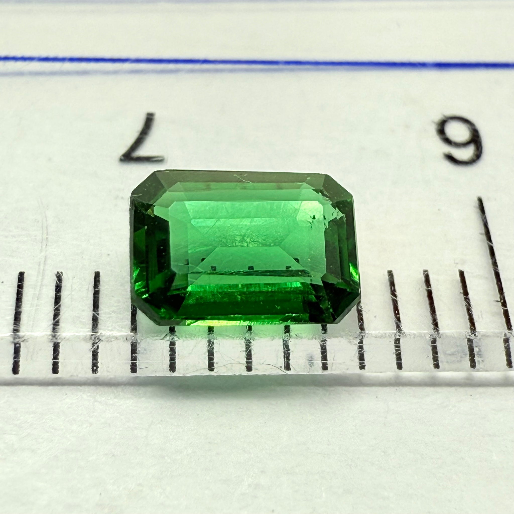Chrome Tourmaline, 0.46ct, Landanai, Tanzania, Untreated Unheated, native cut