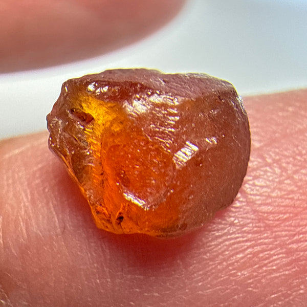Malaya Garnet, 4.11ct, Tanzania, Untreated Unheated, no inclusions, just slight silk