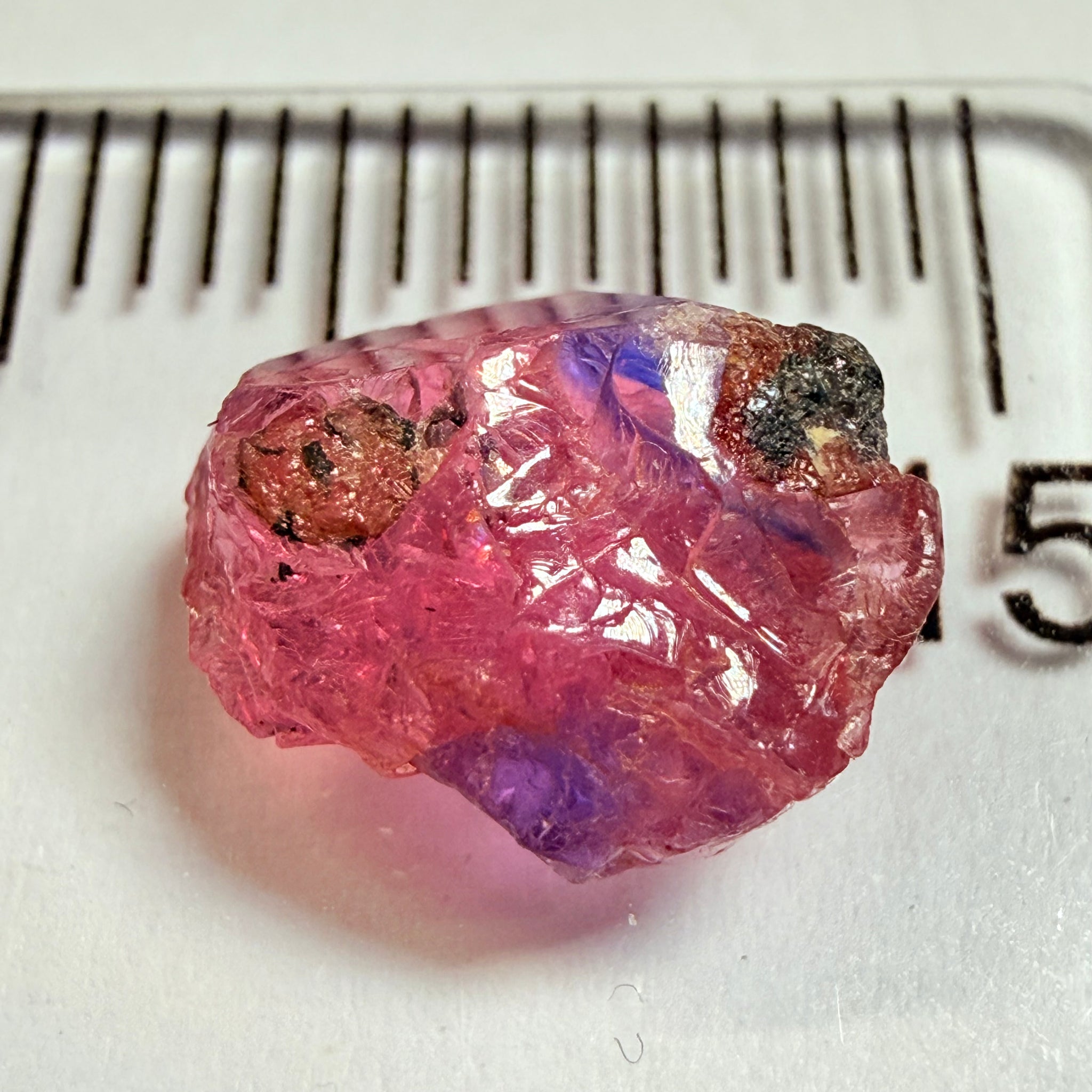 Winza Sapphire, 2.89ct, Winza, Tanzania, Untreated Unheated, flat stone, not for faceting, but great to set in jewellery as is