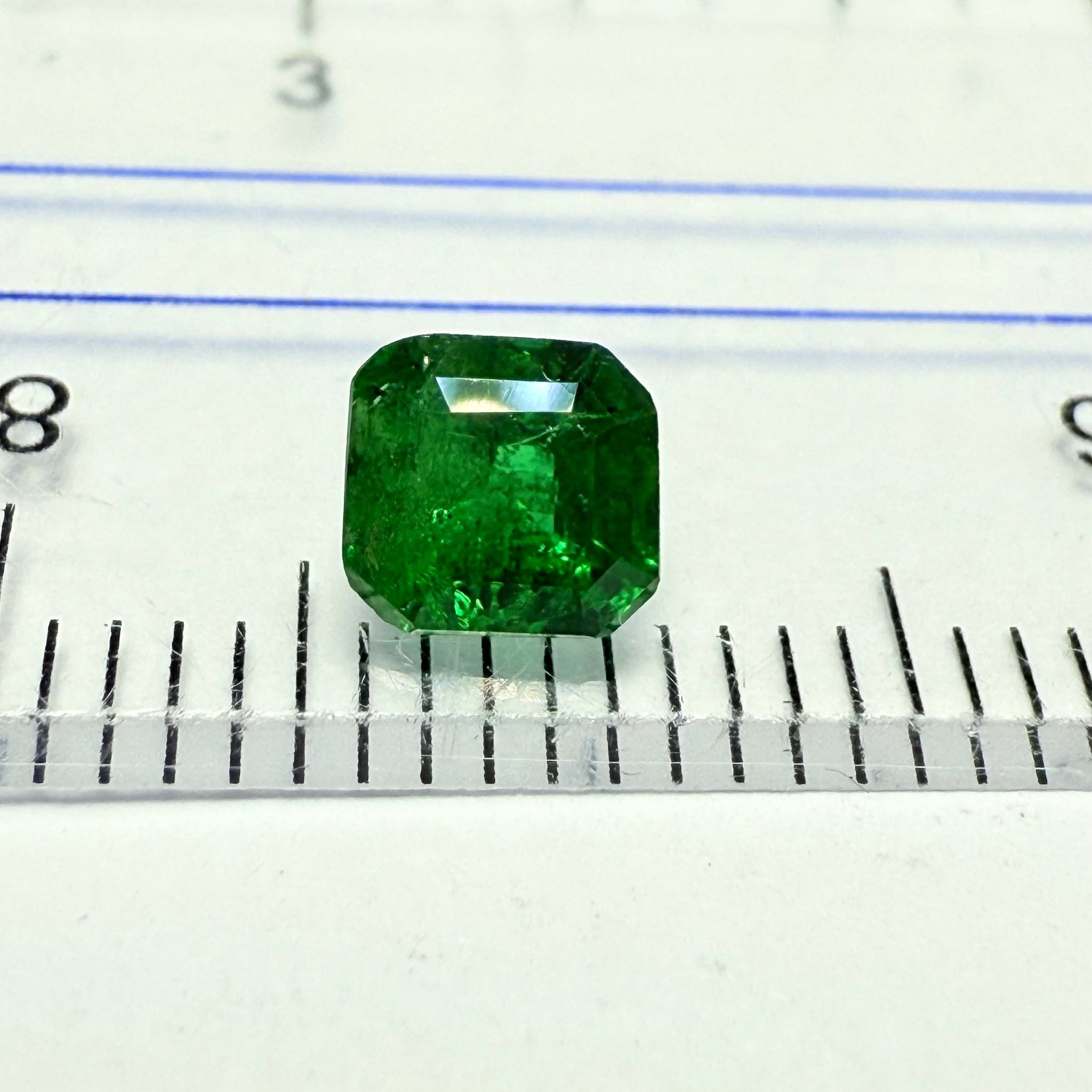 Chrome Tourmaline, 0.56ct, Landanai, Tanzania, Untreated Unheated, native cut, heavily included