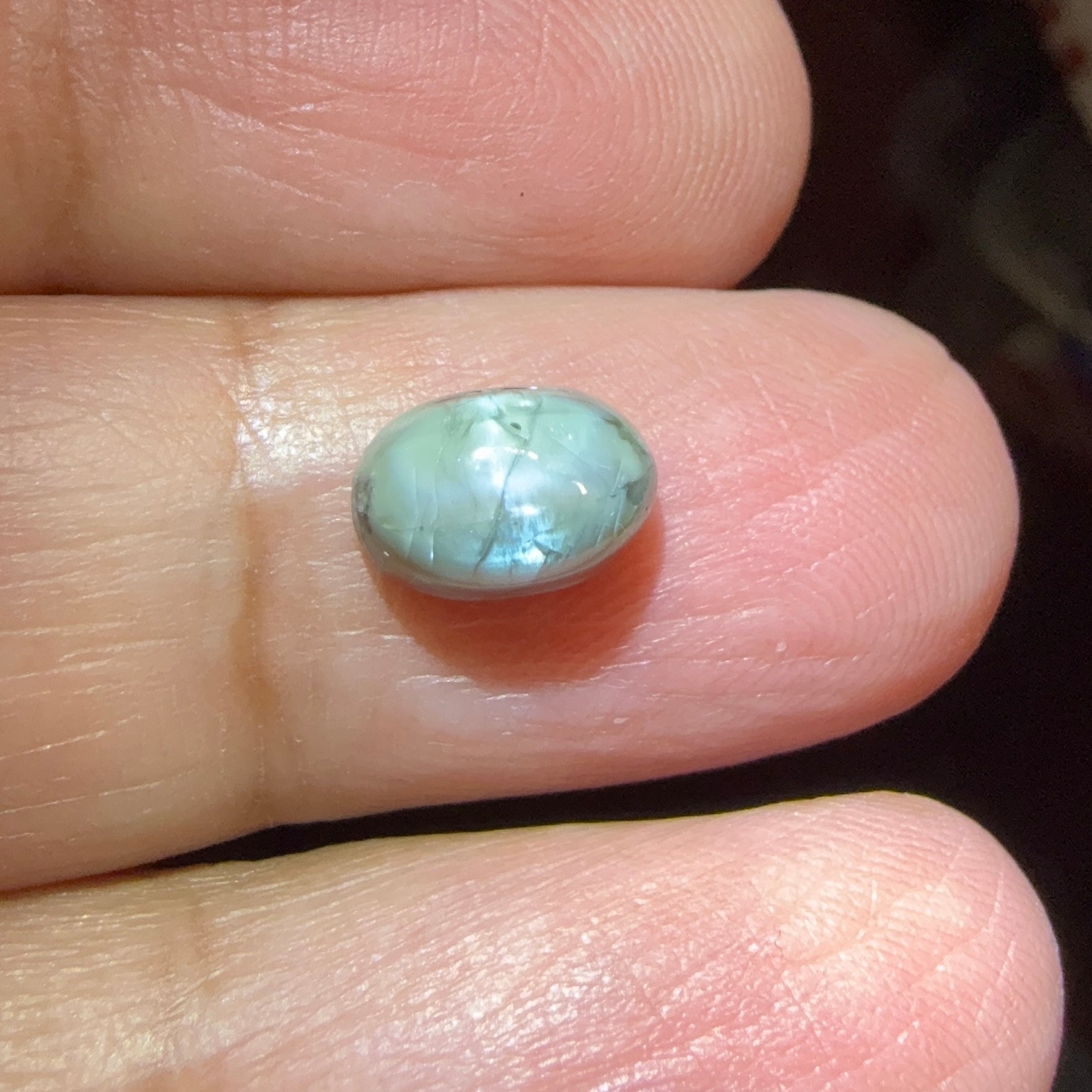 Cats-Eye Alexandrite (very slight partial cats-eye effect), 2.77ct, Manyara, Tanzania, Untreated Unheated