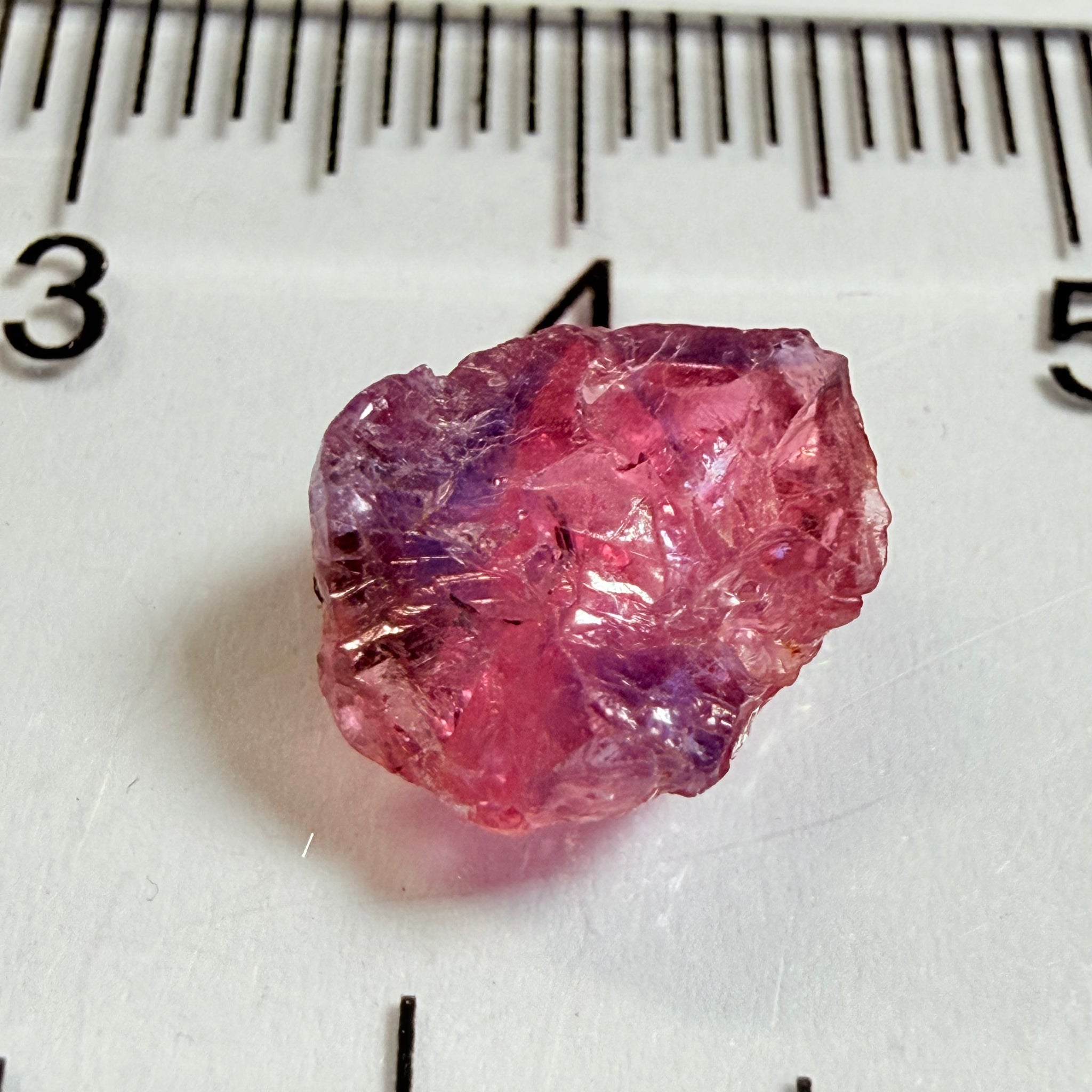 Winza Sapphire, 2.89ct, Winza, Tanzania, Untreated Unheated, flat stone, not for faceting, but great to set in jewellery as is