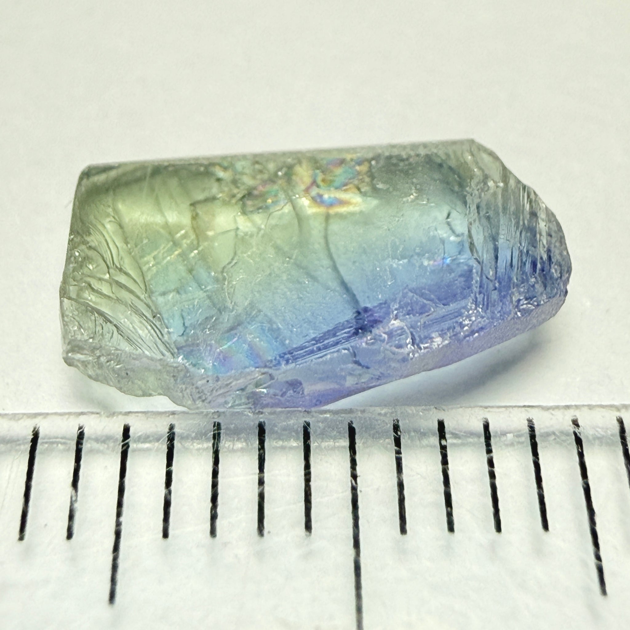 Tanzanite, 3.09ct, Tanzania, Untreated Unheated, flat and nice for setting as is in jewellery