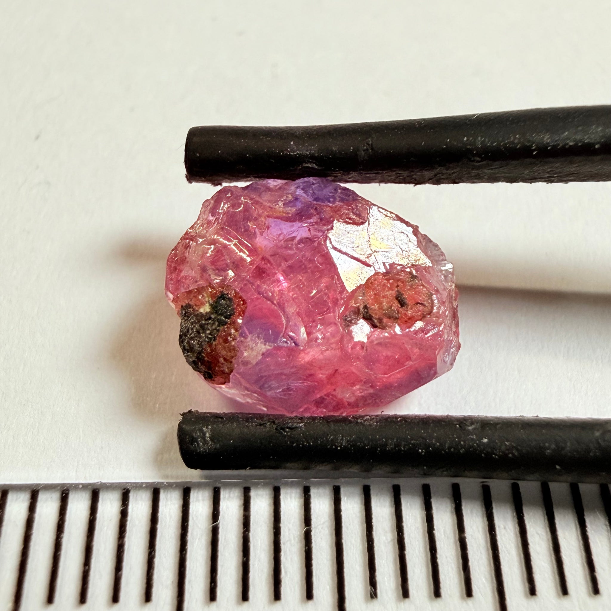 Winza Sapphire, 2.89ct, Winza, Tanzania, Untreated Unheated, flat stone, not for faceting, but great to set in jewellery as is