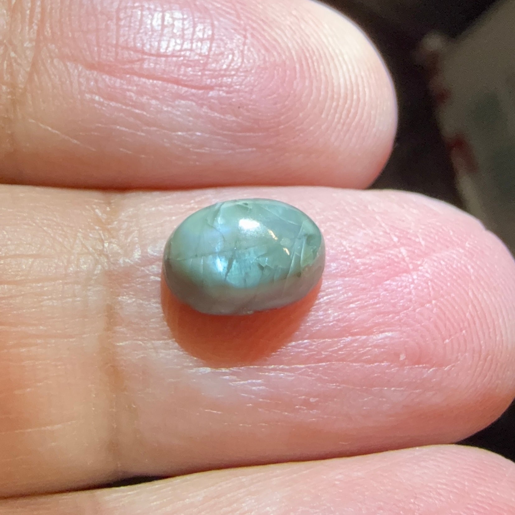 Cats-Eye Alexandrite (very slight partial cats-eye effect), 2.77ct, Manyara, Tanzania, Untreated Unheated