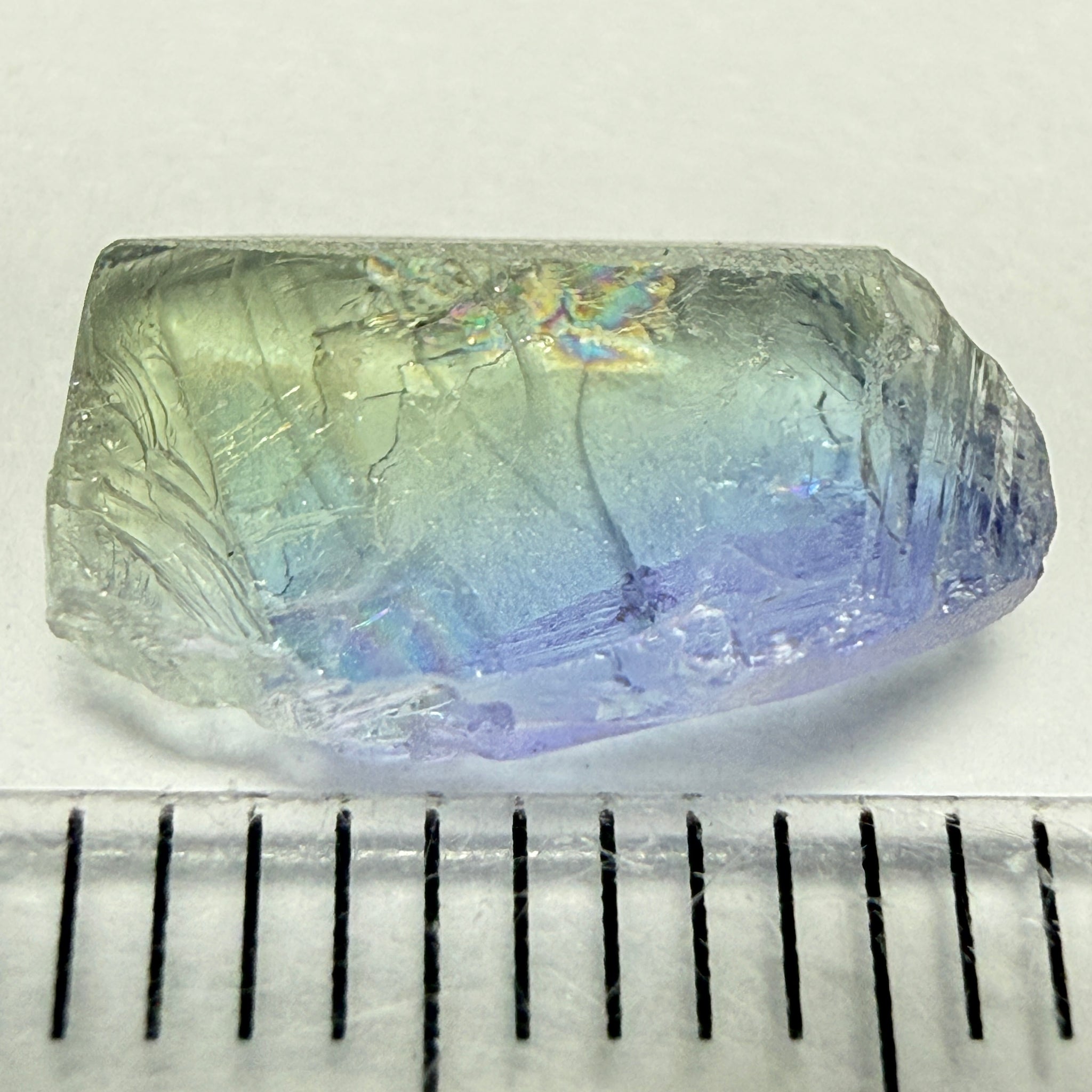 Tanzanite, 3.09ct, Tanzania, Untreated Unheated, flat and nice for setting as is in jewellery