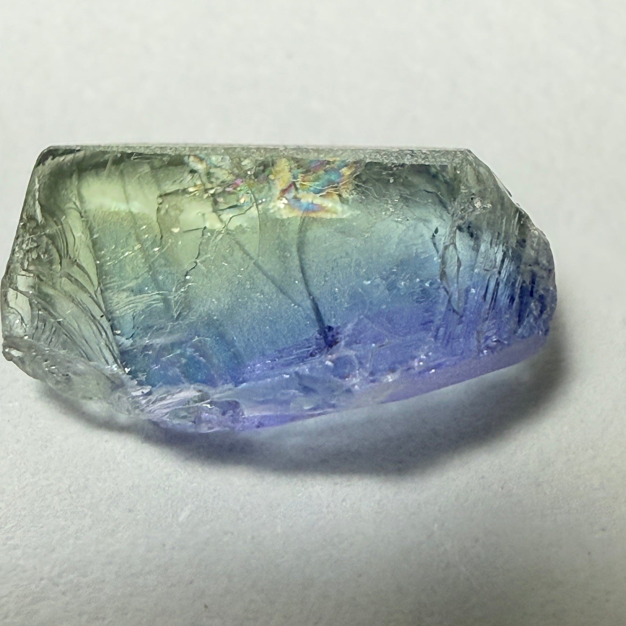 Tanzanite, 3.09ct, Tanzania, Untreated Unheated, flat and nice for setting as is in jewellery