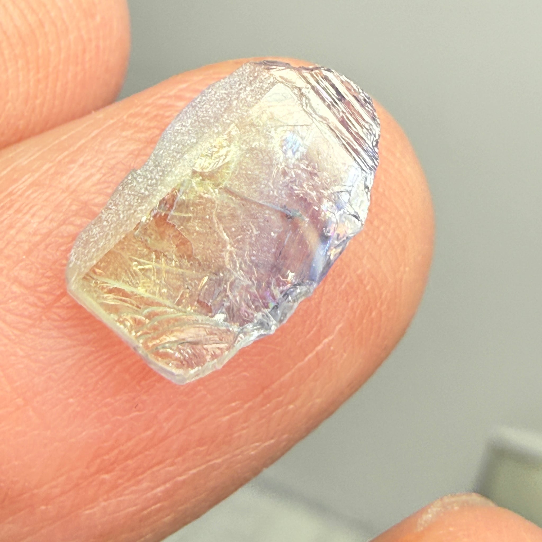 Tanzanite, 3.09ct, Tanzania, Untreated Unheated, flat and nice for setting as is in jewellery