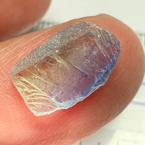 Tanzanite, 3.09ct, Tanzania, Untreated Unheated, flat and nice for setting as is in jewellery