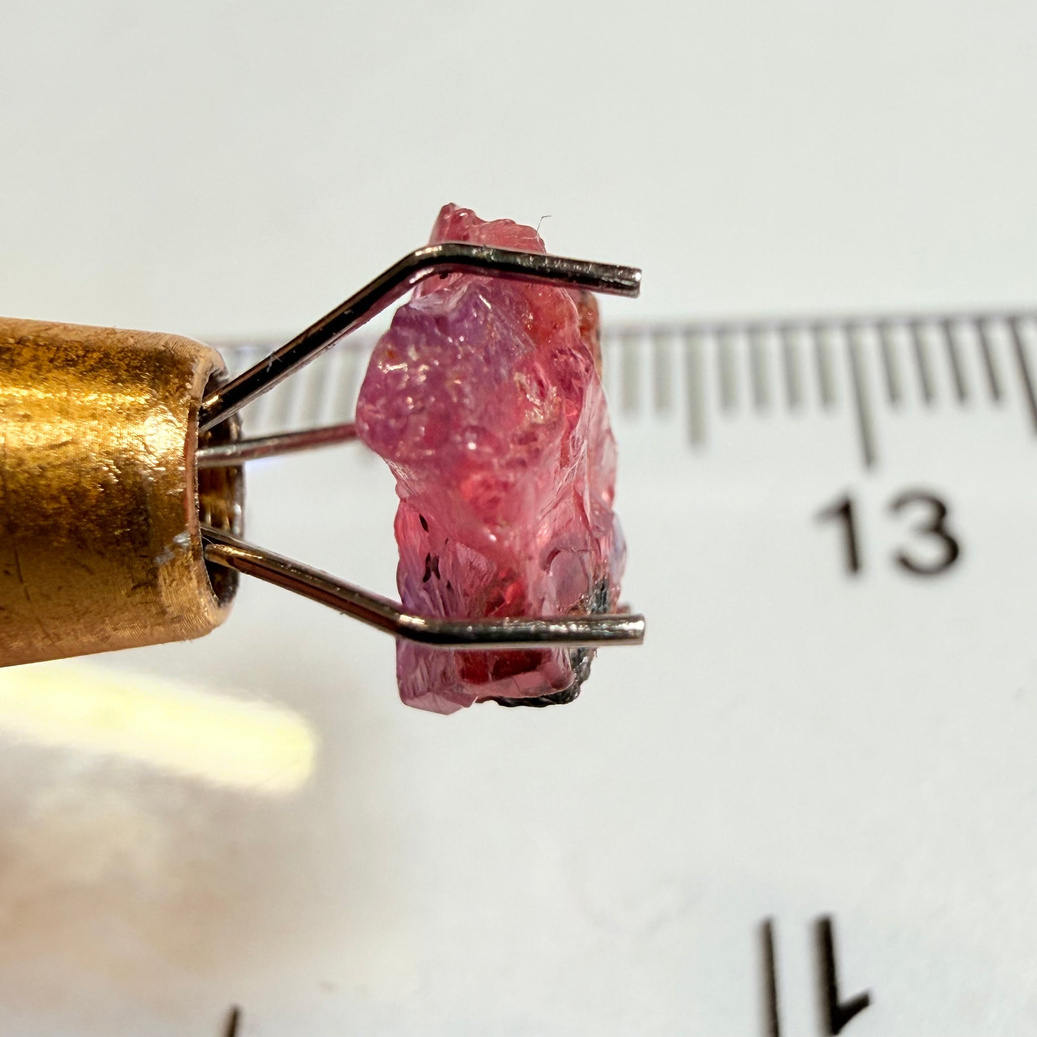Winza Sapphire, 2.89ct, Winza, Tanzania, Untreated Unheated, flat stone, not for faceting, but great to set in jewellery as is
