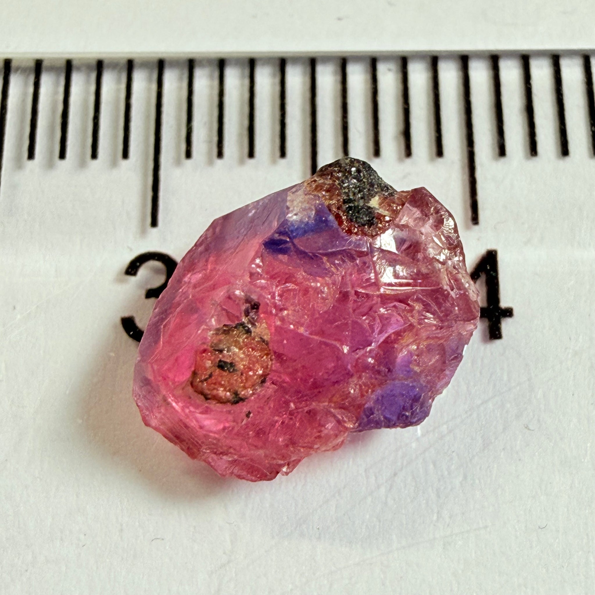 Winza Sapphire, 2.89ct, Winza, Tanzania, Untreated Unheated, flat stone, not for faceting, but great to set in jewellery as is