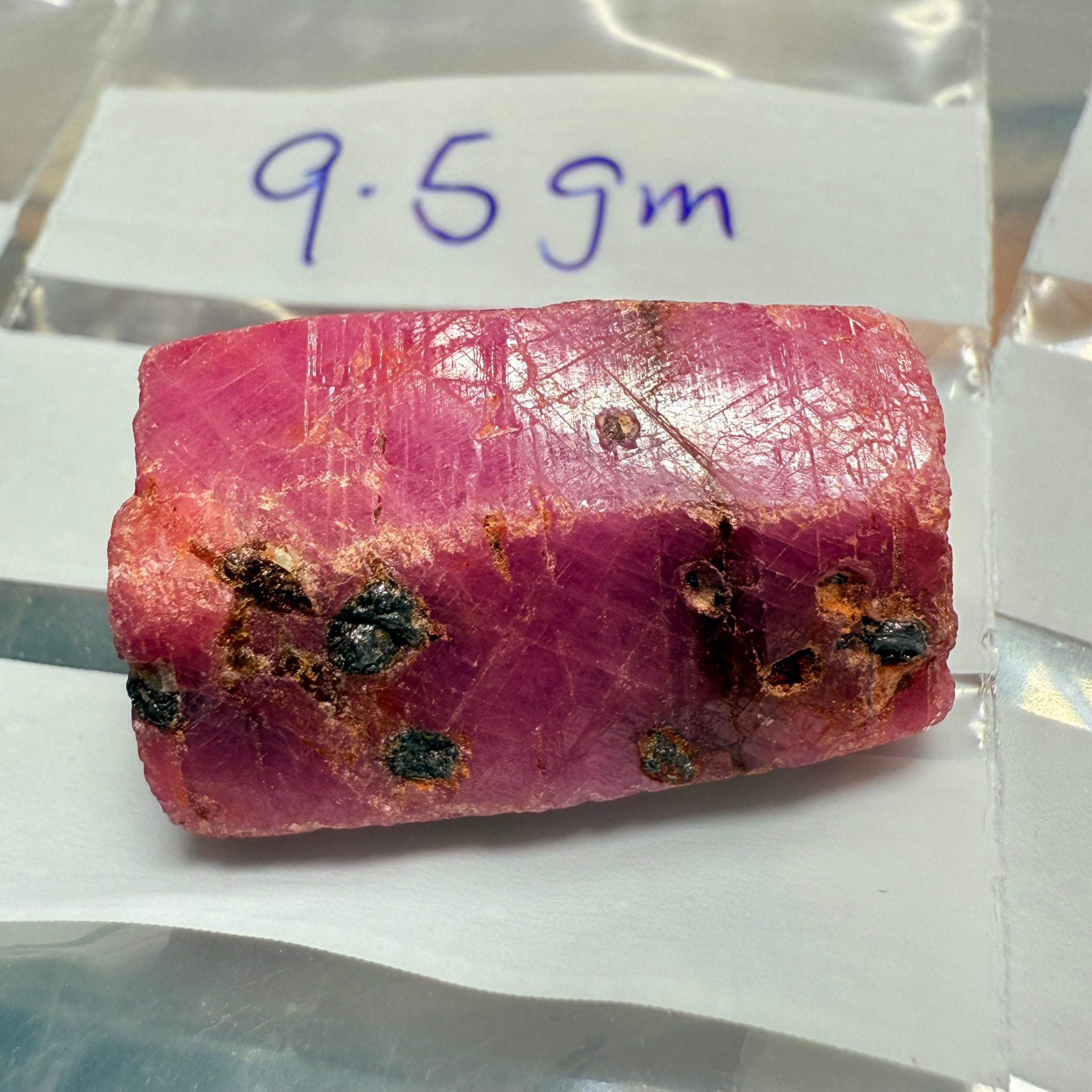 Sapphire Crystal, 9.50gm, Dodoma, Tanzania, Untreated Unheated