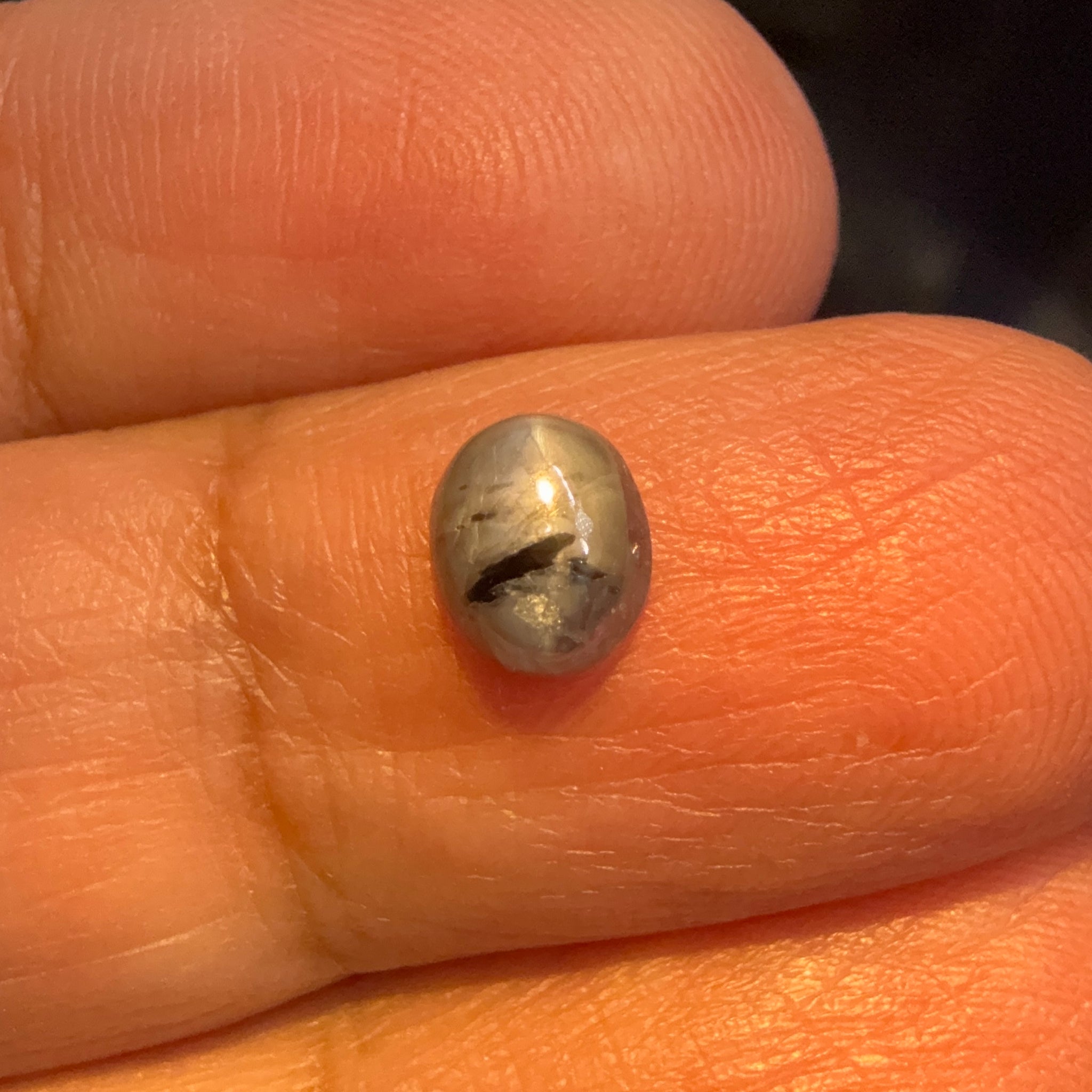 Cats-Eye Alexandrite (very slight partial cats-eye effect), 1.15ct, Manyara, Tanzania, Untreated Unheated