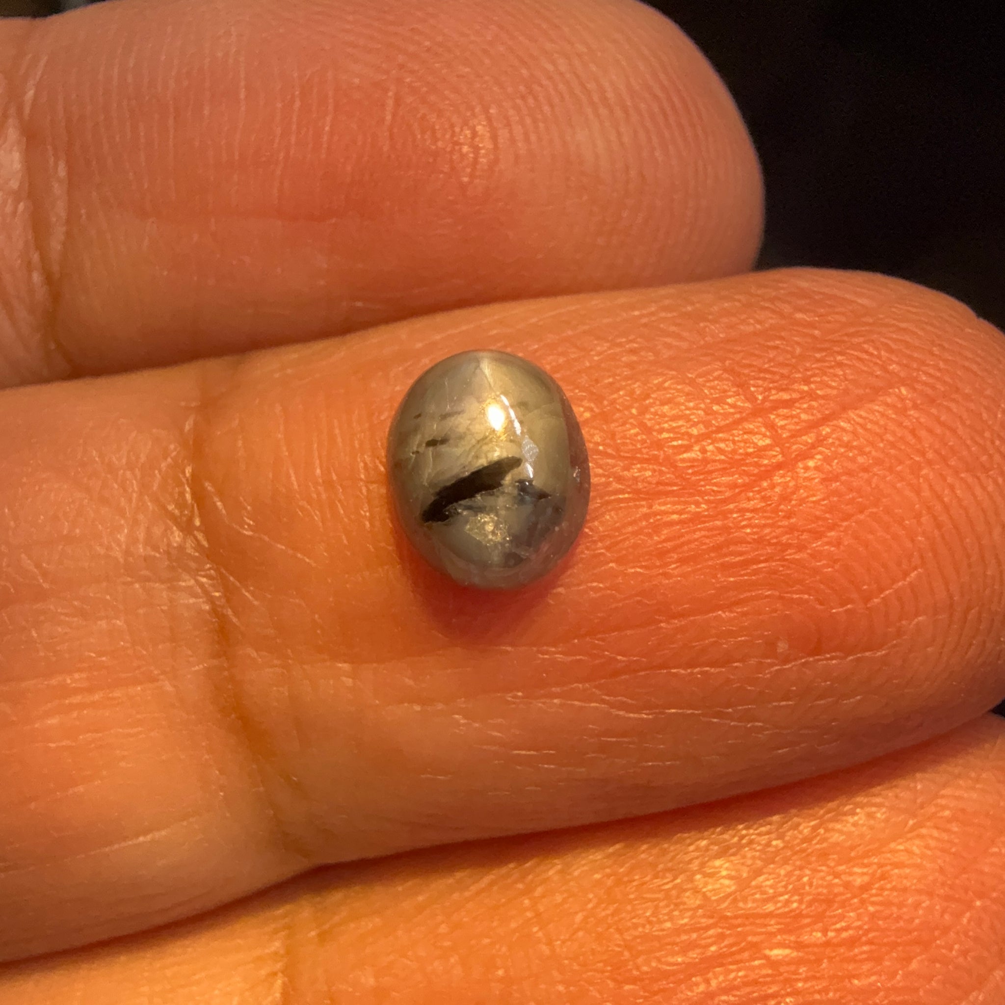 Cats-Eye Alexandrite (very slight partial cats-eye effect), 1.15ct, Manyara, Tanzania, Untreated Unheated