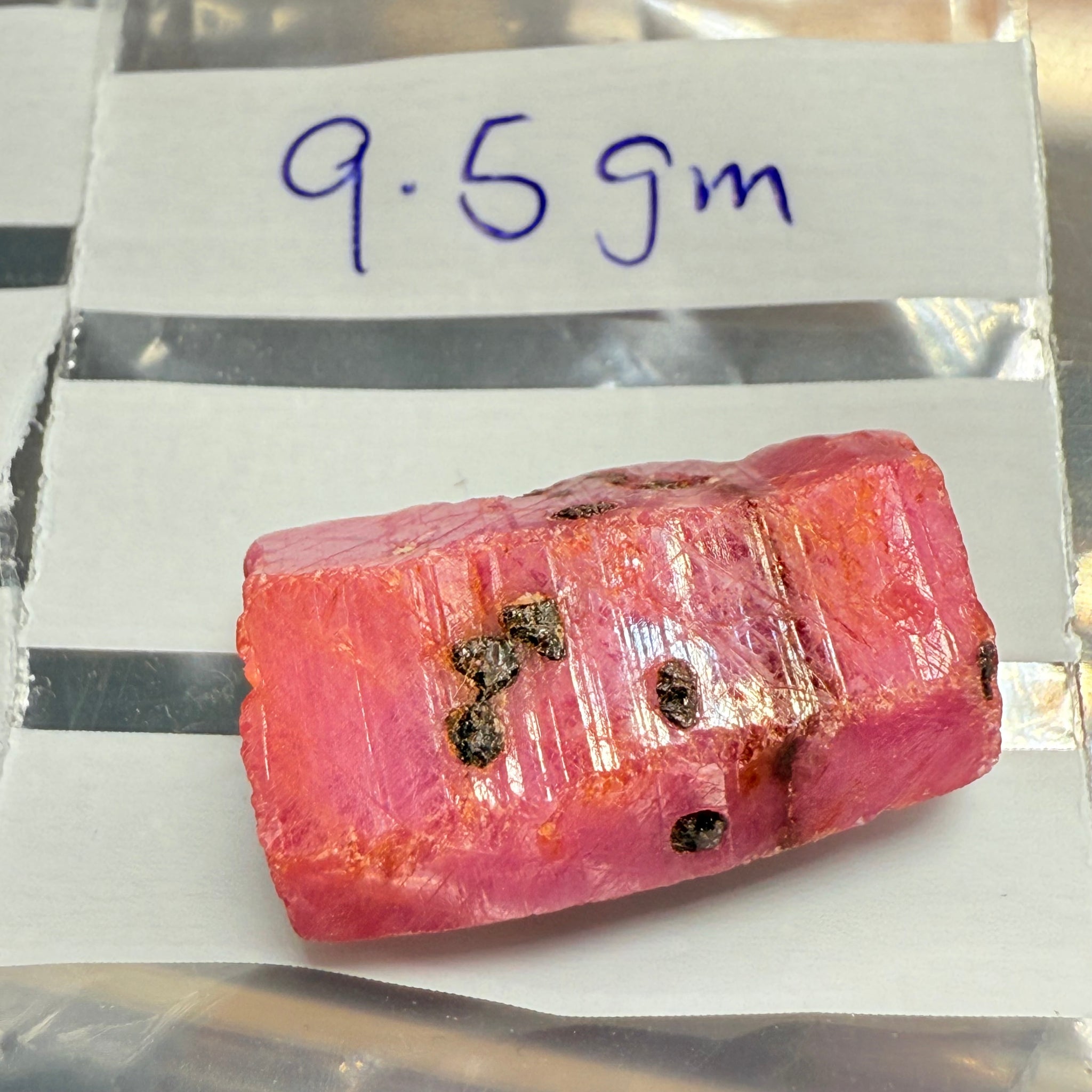 Sapphire Crystal, 9.50gm, Dodoma, Tanzania, Untreated Unheated