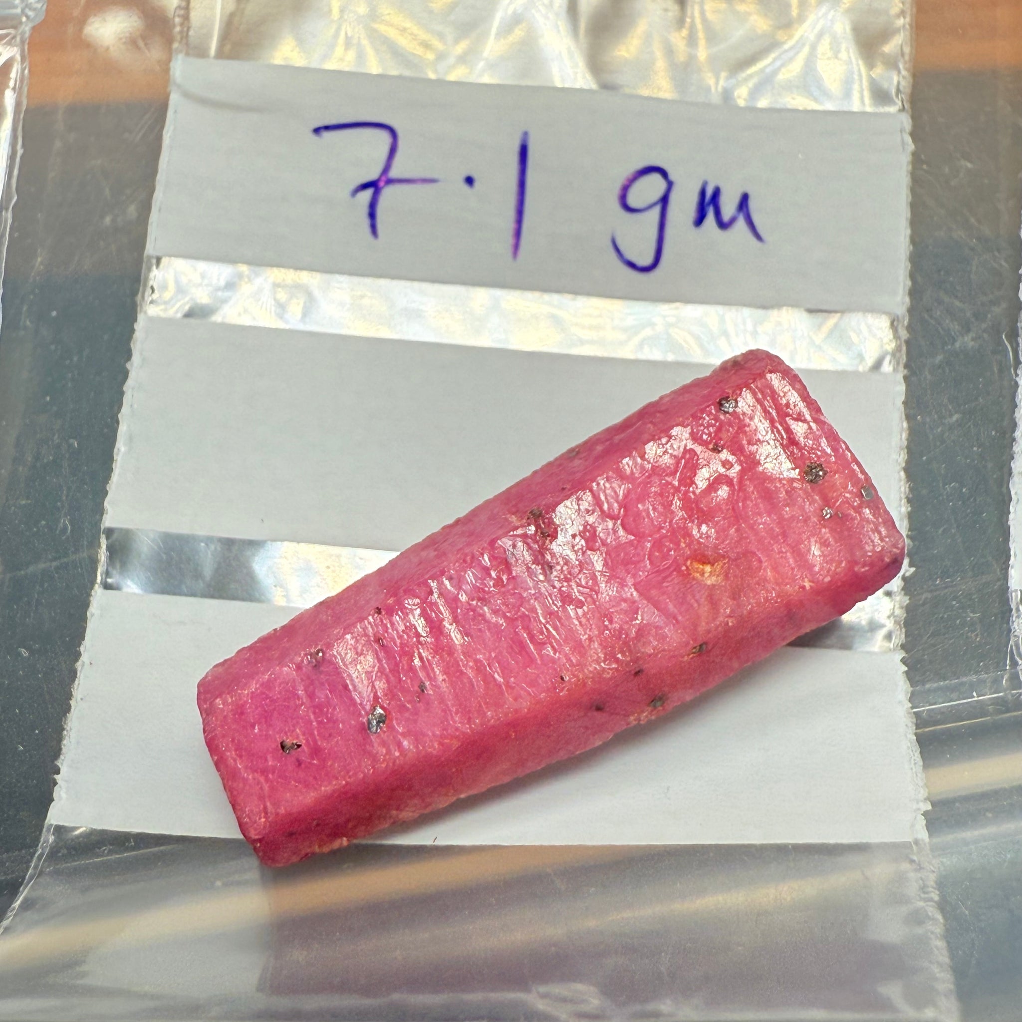 Sapphire Crystal, 7.10gm, Dodoma, Tanzania, Untreated Unheated