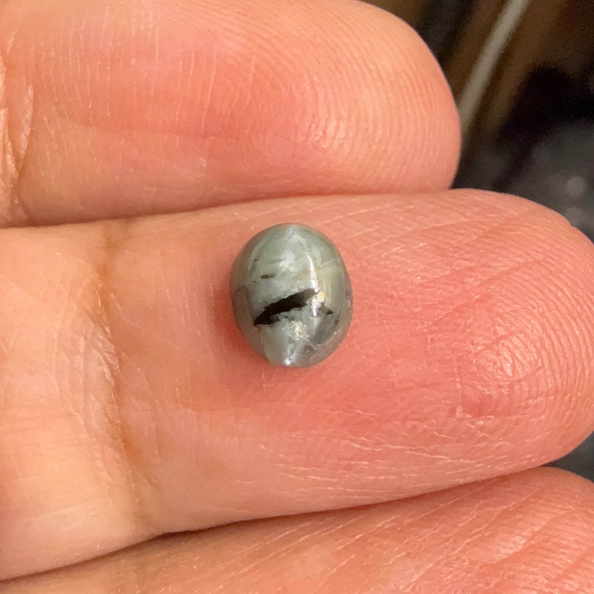 Cats-Eye Alexandrite (very slight partial cats-eye effect), 1.15ct, Manyara, Tanzania, Untreated Unheated