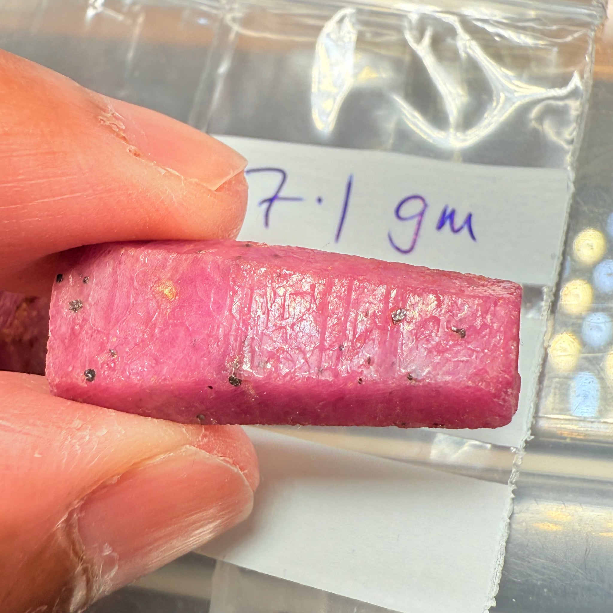 Sapphire Crystal, 7.10gm, Dodoma, Tanzania, Untreated Unheated