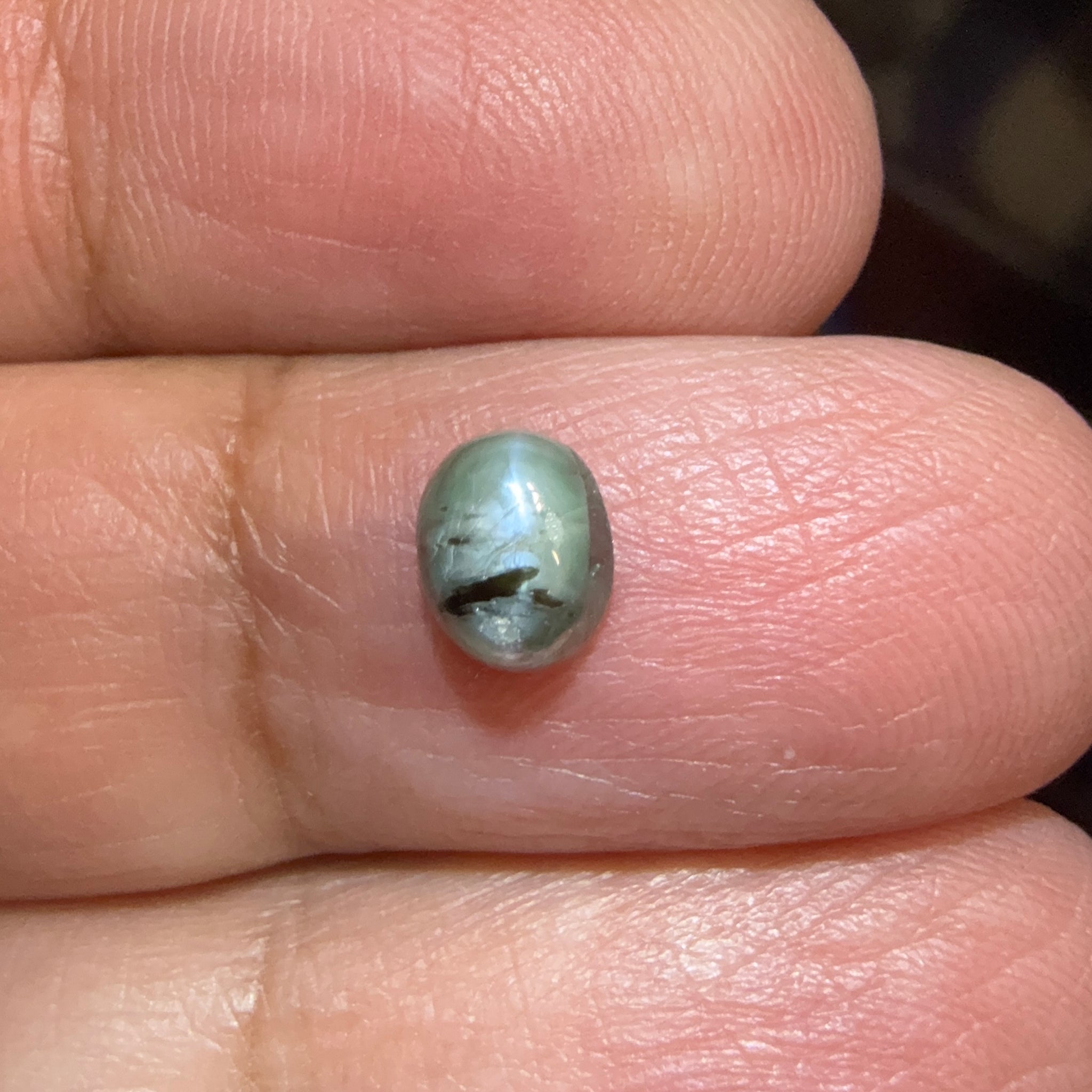 Cats-Eye Alexandrite (very slight partial cats-eye effect), 1.15ct, Manyara, Tanzania, Untreated Unheated