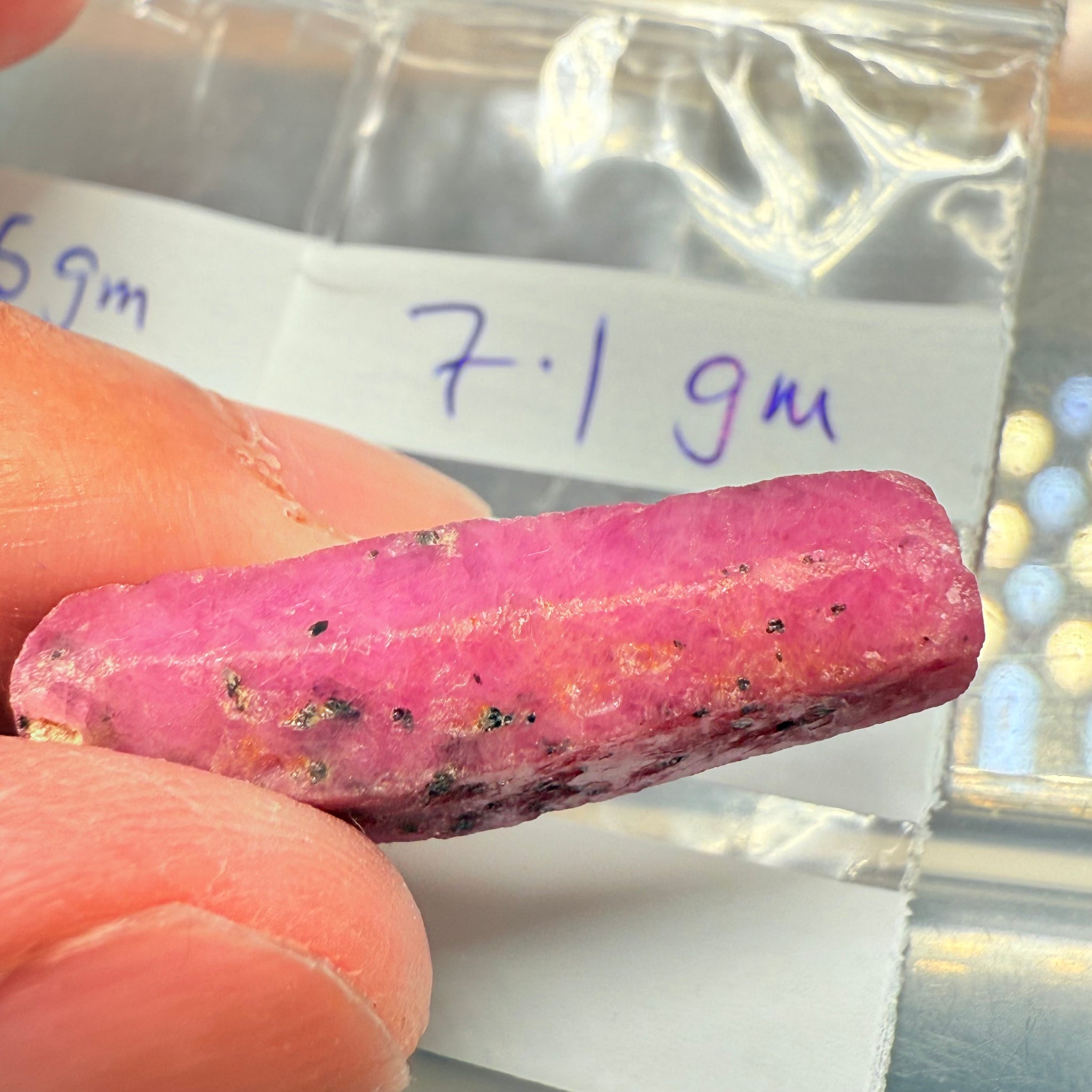 Sapphire Crystal, 7.10gm, Dodoma, Tanzania, Untreated Unheated