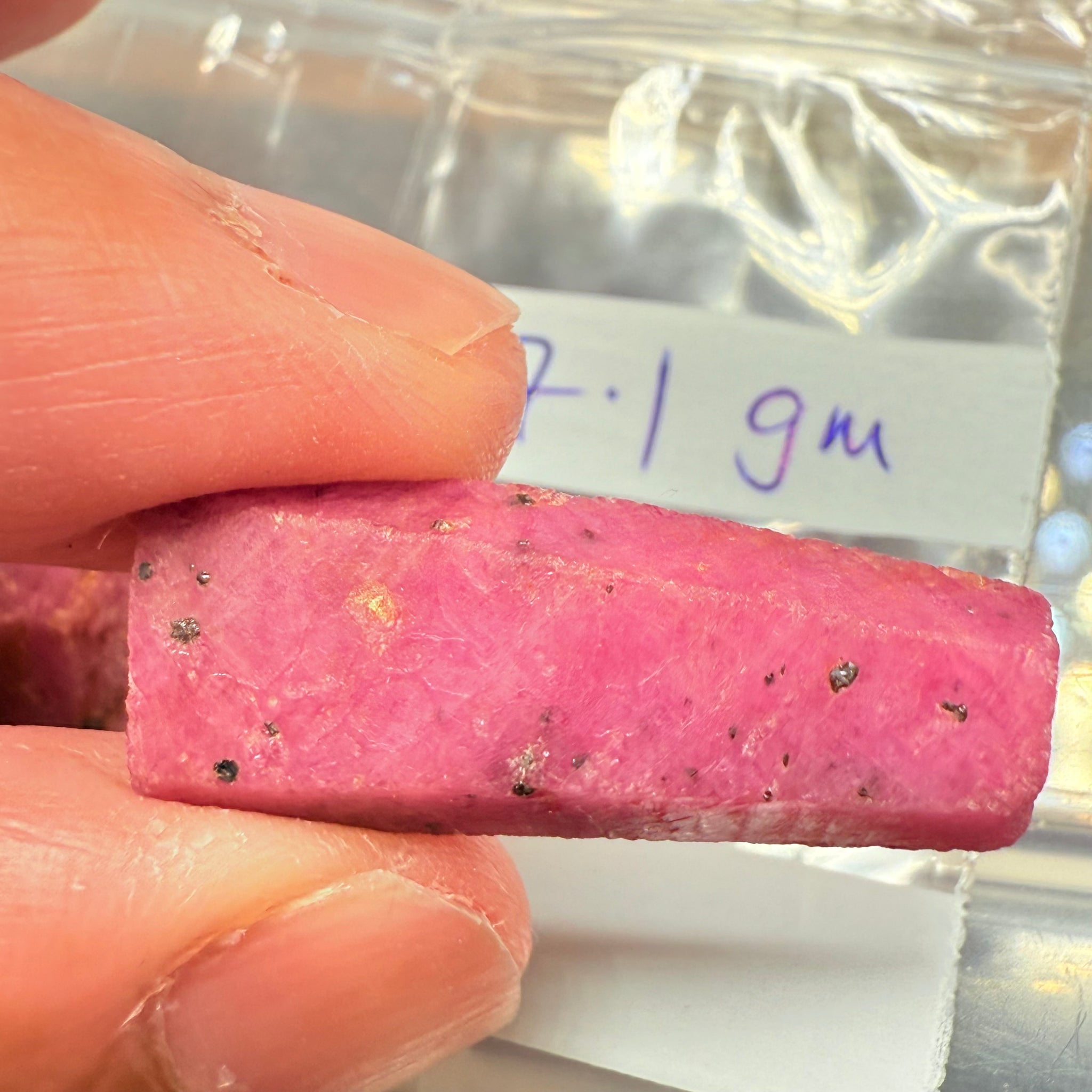 Sapphire Crystal, 7.10gm, Dodoma, Tanzania, Untreated Unheated