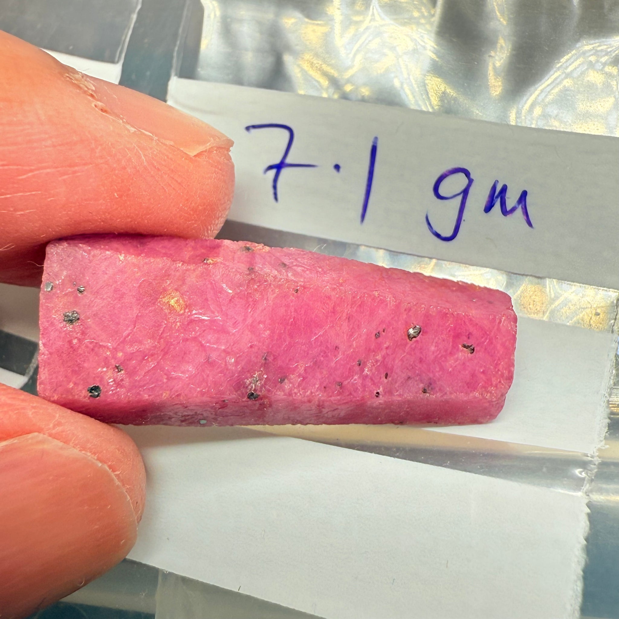 Sapphire Crystal, 7.10gm, Dodoma, Tanzania, Untreated Unheated