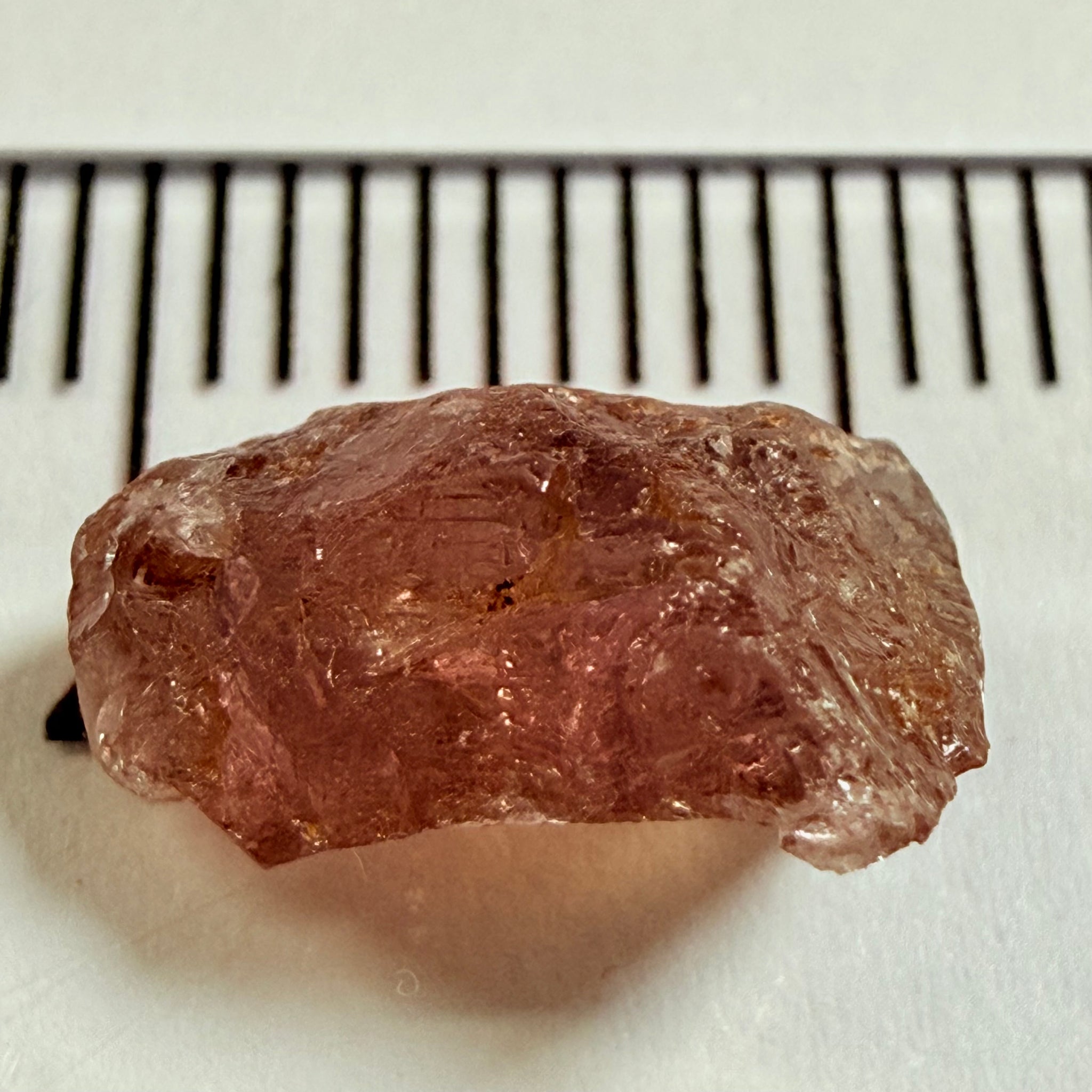 Umba Sapphire, 3.61ct, Umba Valley, Tanzania, Untreated Unheated. Too flat to facet but set it in jewellery as is