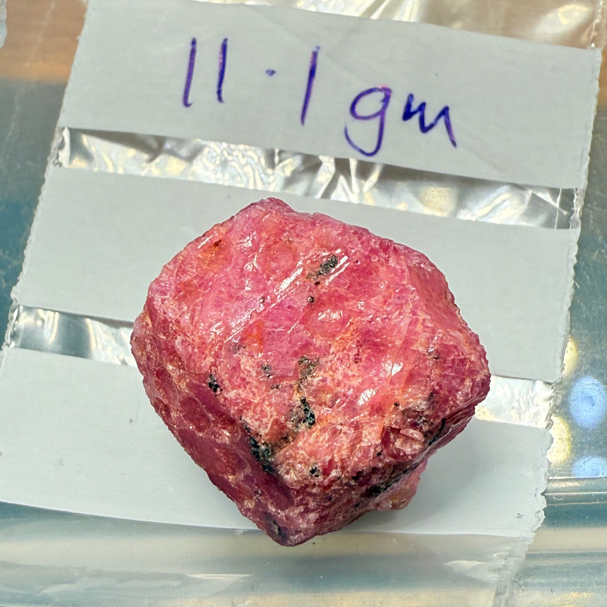 Sapphire Crystal, 11.10gm, Dodoma, Tanzania, Untreated Unheated