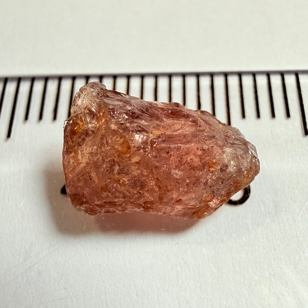 Umba Sapphire, 3.61ct, Umba Valley, Tanzania, Untreated Unheated. Too flat to facet but set it in jewellery as is