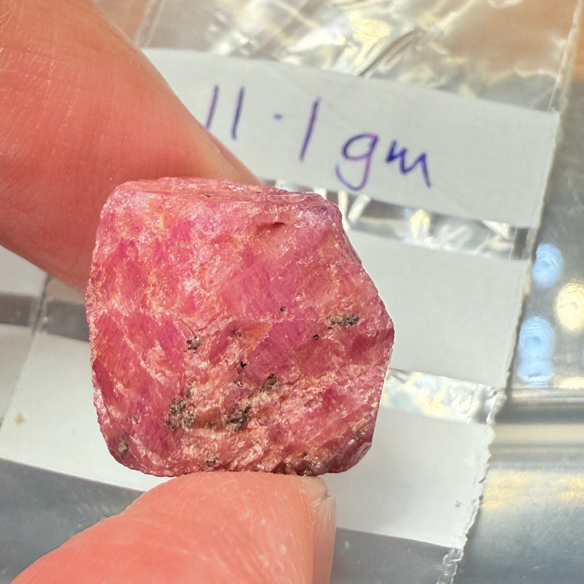 Sapphire Crystal, 11.10gm, Dodoma, Tanzania, Untreated Unheated