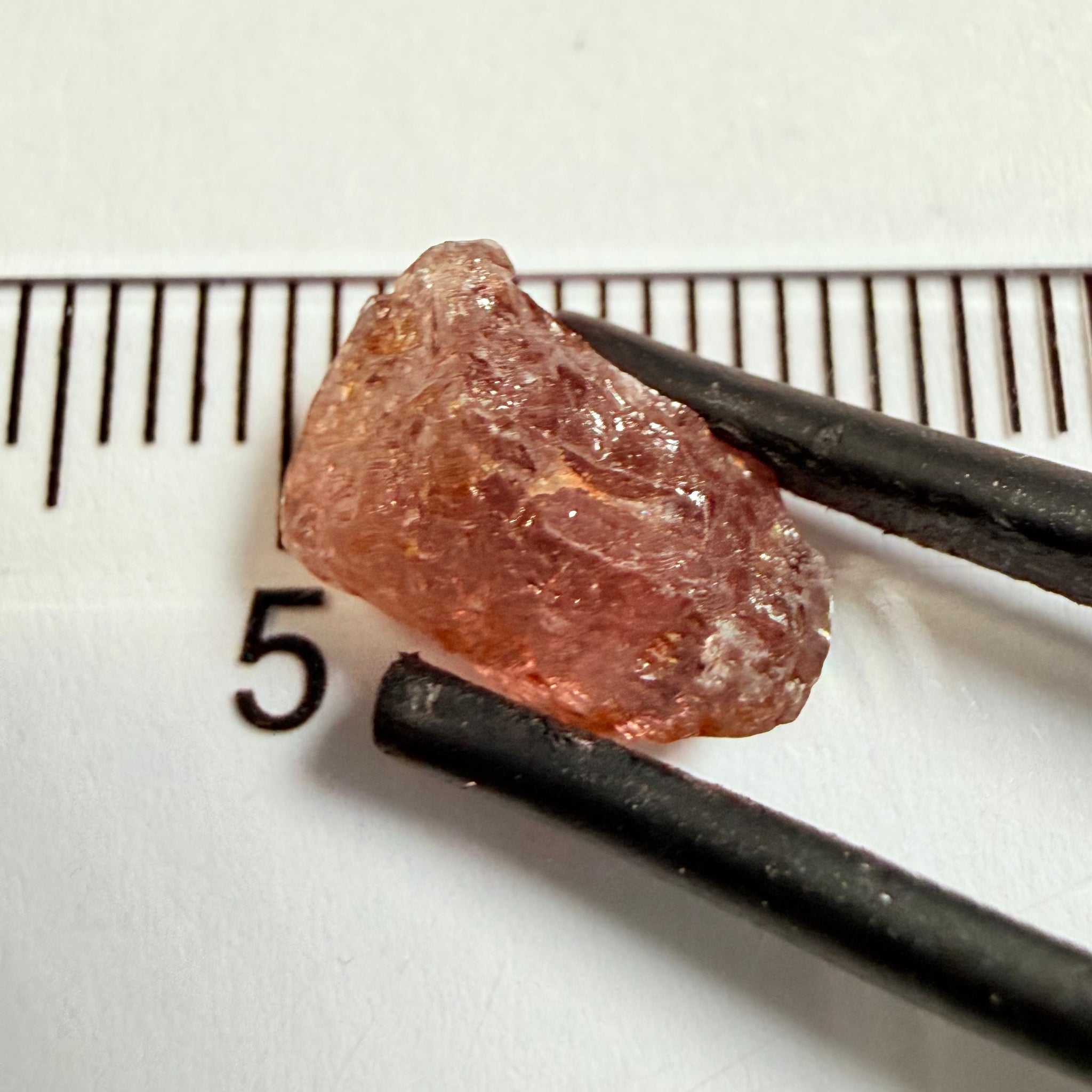 Umba Sapphire, 3.61ct, Umba Valley, Tanzania, Untreated Unheated. Too flat to facet but set it in jewellery as is
