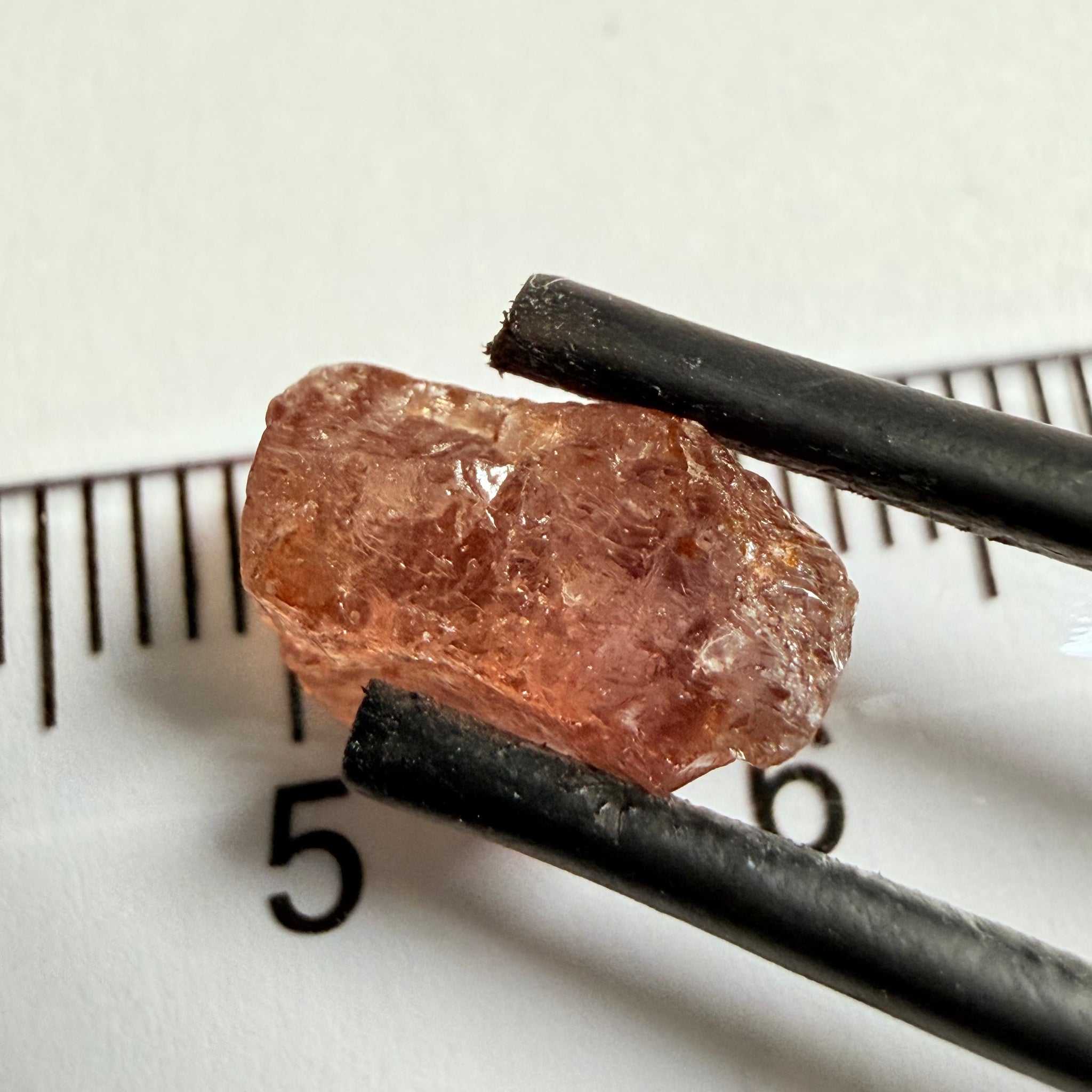 Umba Sapphire, 3.61ct, Umba Valley, Tanzania, Untreated Unheated. Too flat to facet but set it in jewellery as is