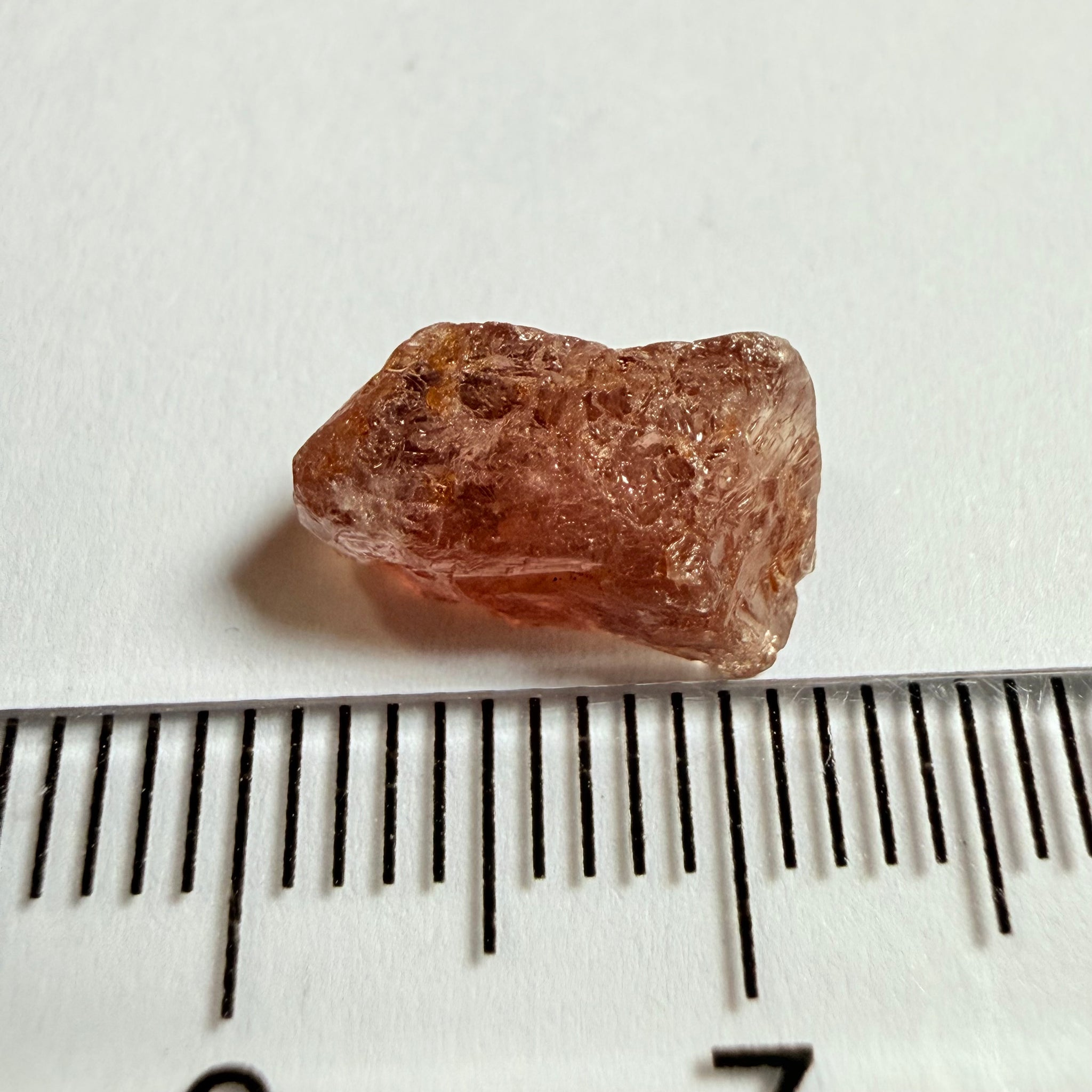 Umba Sapphire, 3.61ct, Umba Valley, Tanzania, Untreated Unheated. Too flat to facet but set it in jewellery as is