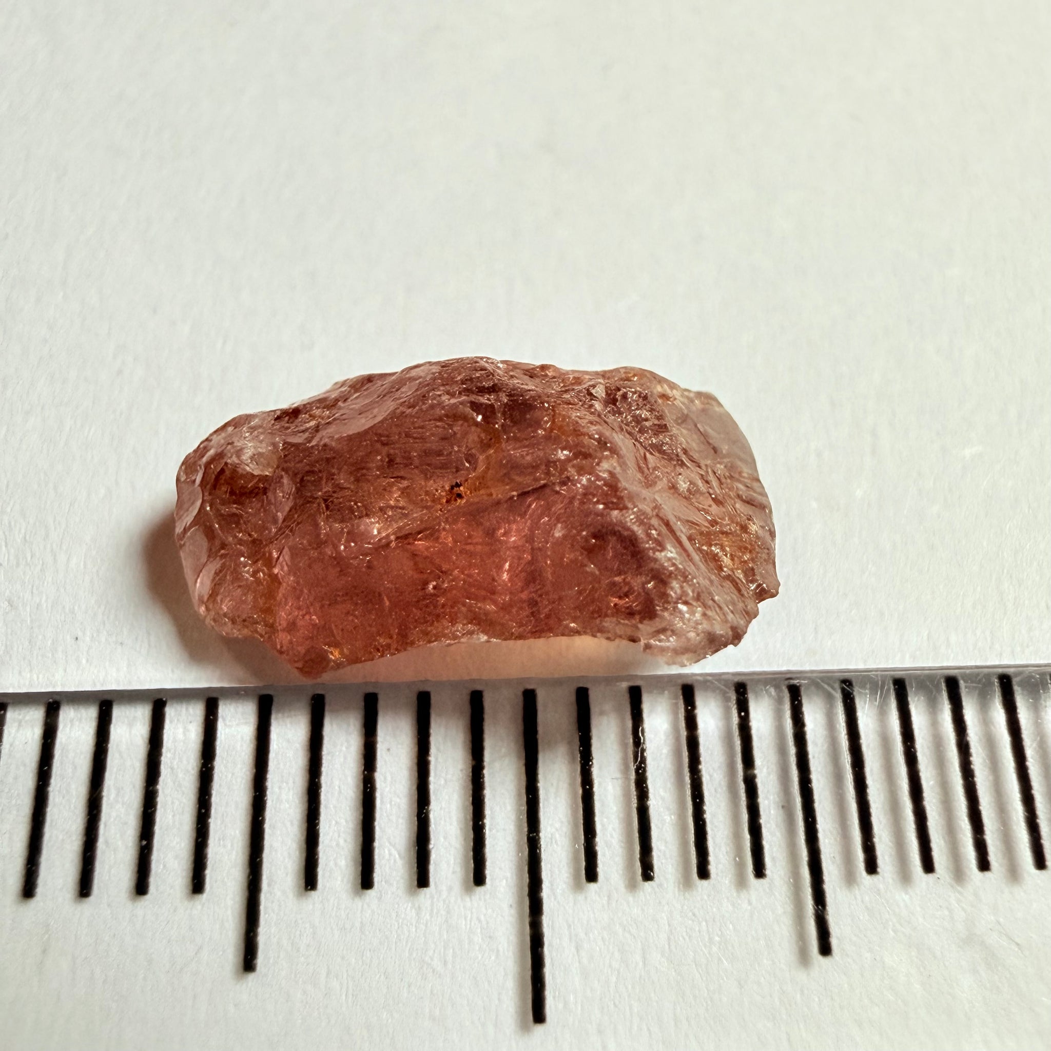 Umba Sapphire, 3.61ct, Umba Valley, Tanzania, Untreated Unheated. Too flat to facet but set it in jewellery as is