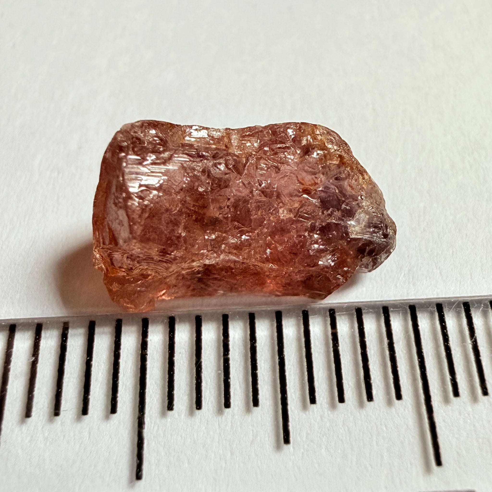 Umba Sapphire, 3.61ct, Umba Valley, Tanzania, Untreated Unheated. Too flat to facet but set it in jewellery as is