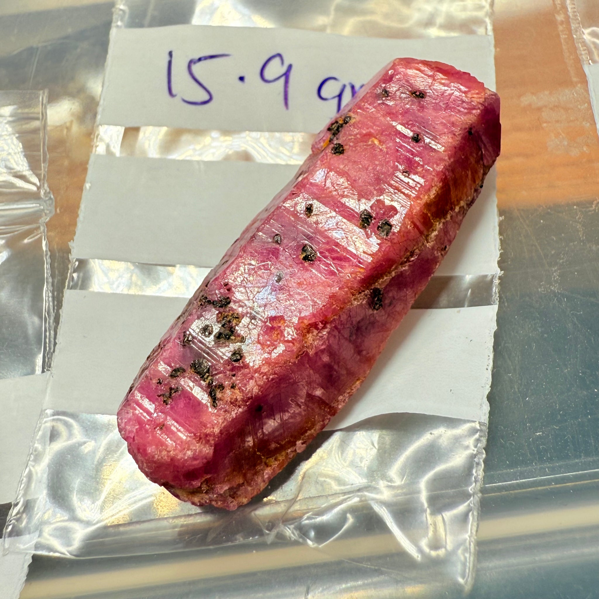 Sapphire Crystal, 15.90gm, Dodoma, Tanzania, Untreated Unheated