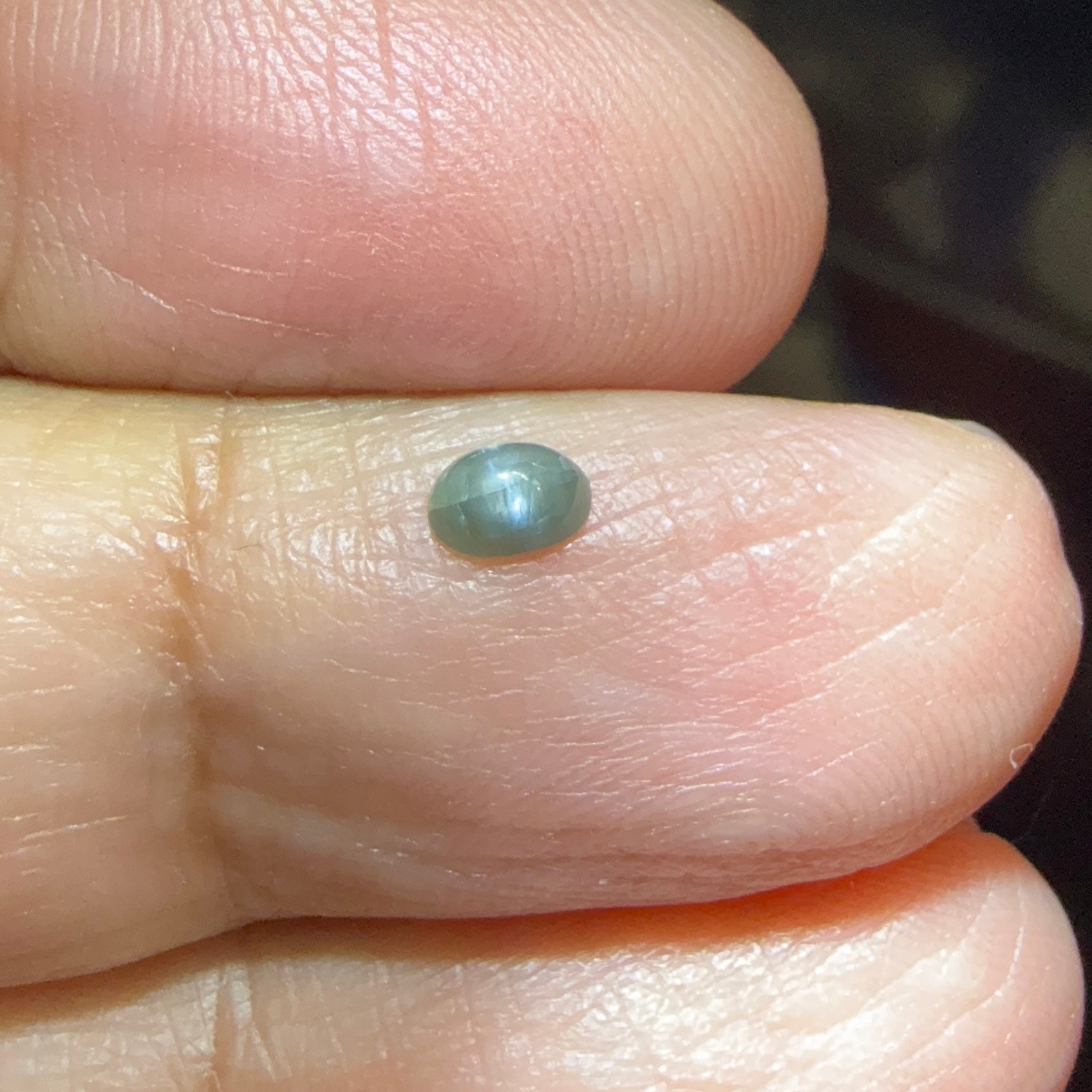 Cats-Eye Alexandrite (very slight partial cats-eye effect), 0.27ct, Manyara, Tanzania, Untreated Unheated