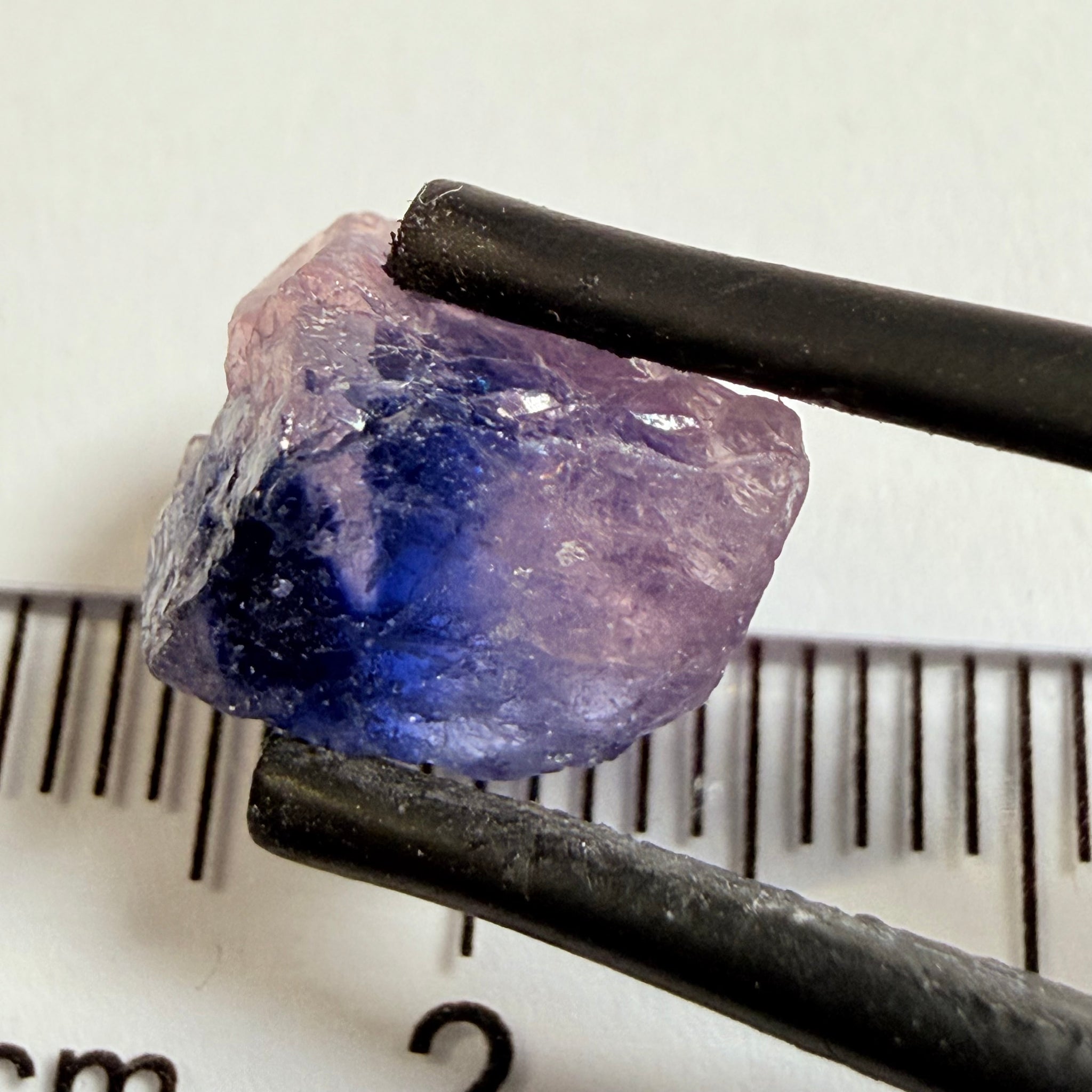 Winza Sapphire, 4.80ct, Winza, Tanzania, Untreated Unheated, there is a moderately included facetable portion in there but great to set in jewellery as is or cab