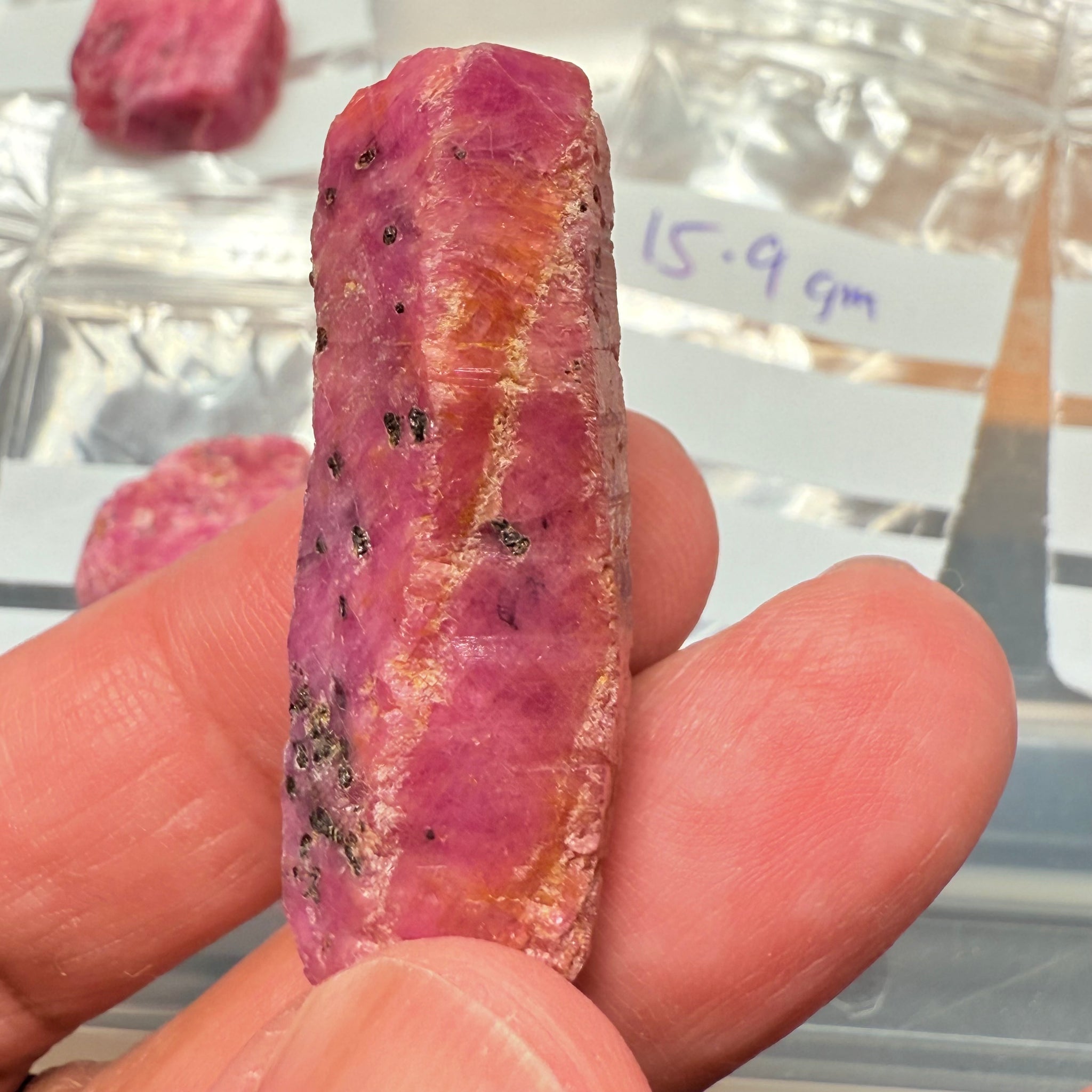 Sapphire Crystal, 15.90gm, Dodoma, Tanzania, Untreated Unheated