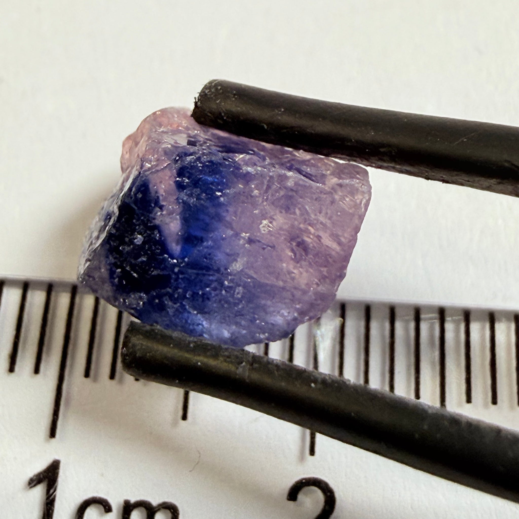 Winza Sapphire, 4.80ct, Winza, Tanzania, Untreated Unheated, there is a moderately included facetable portion in there but great to set in jewellery as is or cab