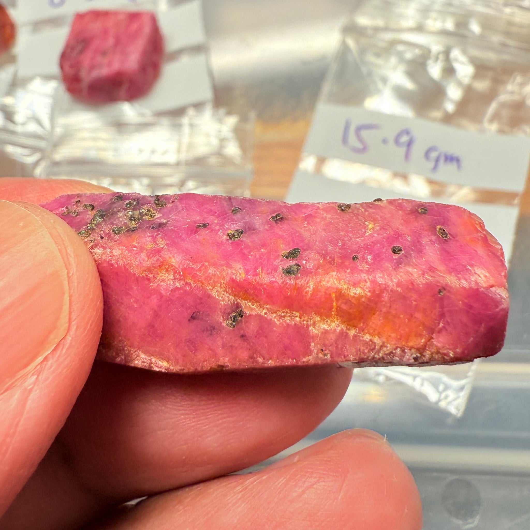 Sapphire Crystal, 15.90gm, Dodoma, Tanzania, Untreated Unheated